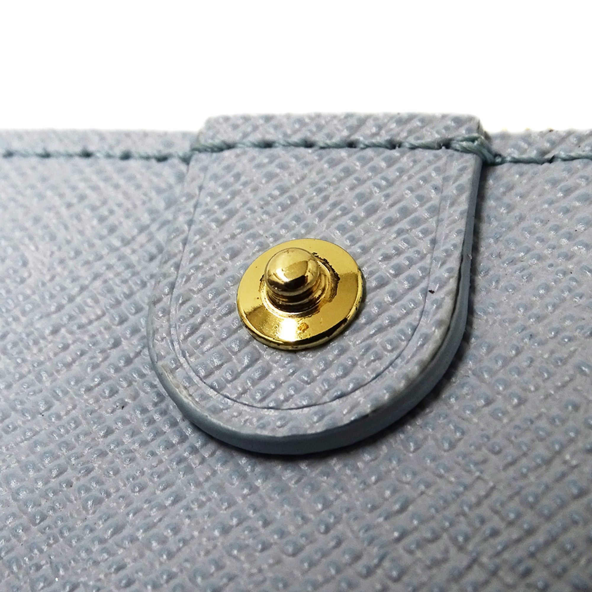 Louis Vuitton Louis Vuitton Women's Monogram Bi-fold Wallet Portefeuille Lisa Blue Olympe M83605 Brown Light Size ONE SIZE - 7 Thumbnail