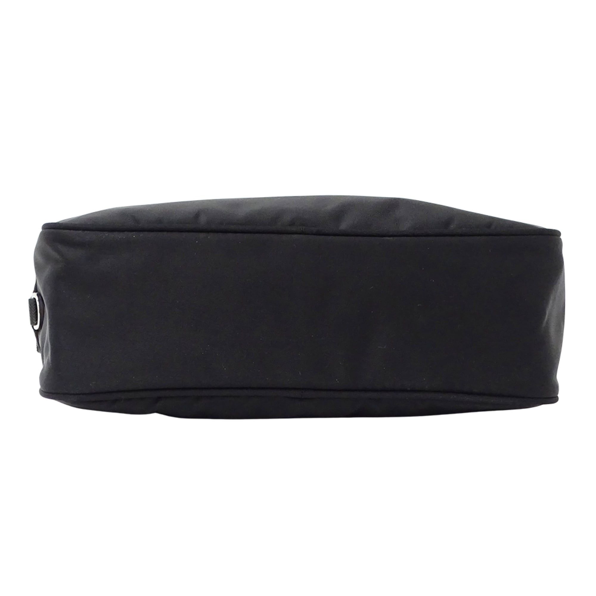 Prada Prada handbag for women and men, brand name shoulder bag, nylon, black, 1BC167, with pouch, logo, crossbody. Size ONE SIZE - 3 Thumbnail