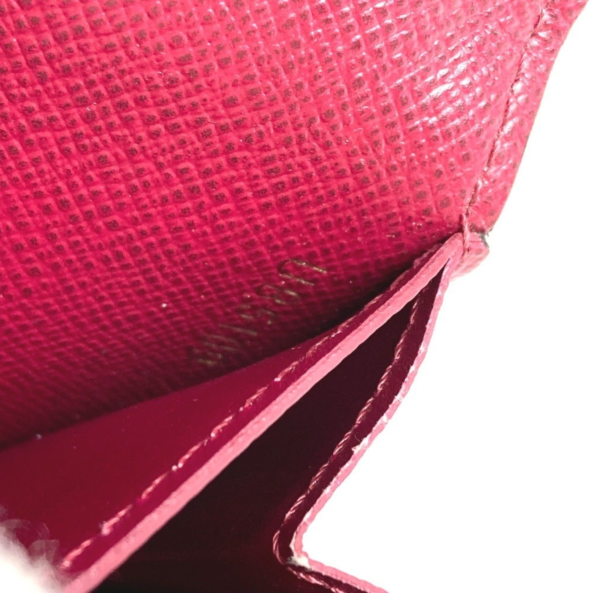 Louis Vuitton LOUIS VUITTON M41939 Monogram Portemonnaie Rosalie Compact Wallet, Flap, Bi-fold Canvas, Men's/Women's, Fuchsia Brown Size ONE SIZE - 15 Thumbnail