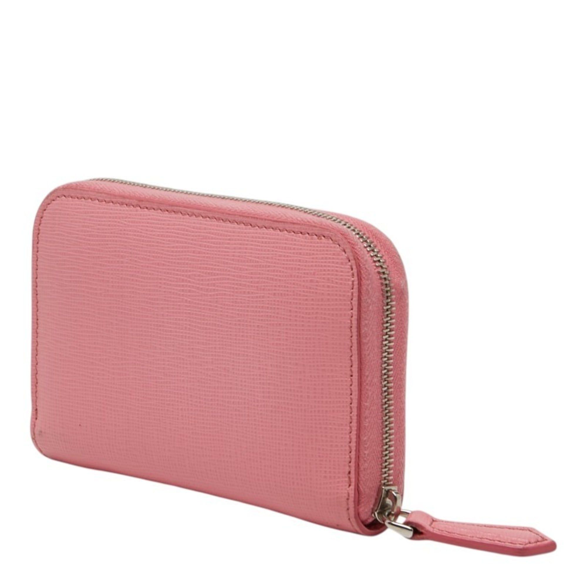 Fendi Fendi Monster Wallet/Coin Purse, 8M0313, Pink/Black Leather, Women's FENDI Size ONE SIZE - 2 Thumbnail