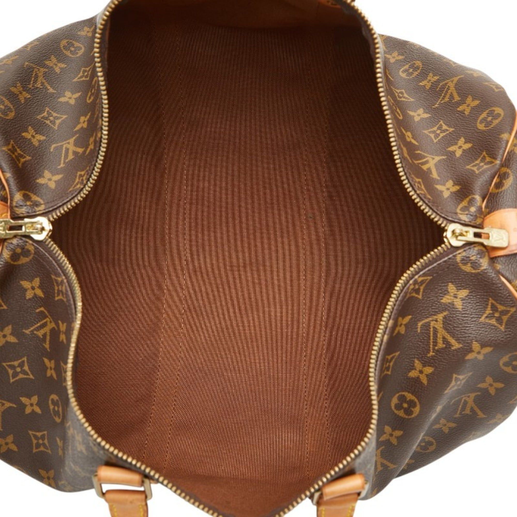 Louis Vuitton Louis Vuitton Monogram Keepall 45 Boston Bag Handbag M41428 Brown Leather Women's LOUIS VUITTON Size ONE SIZE - 9 Thumbnail