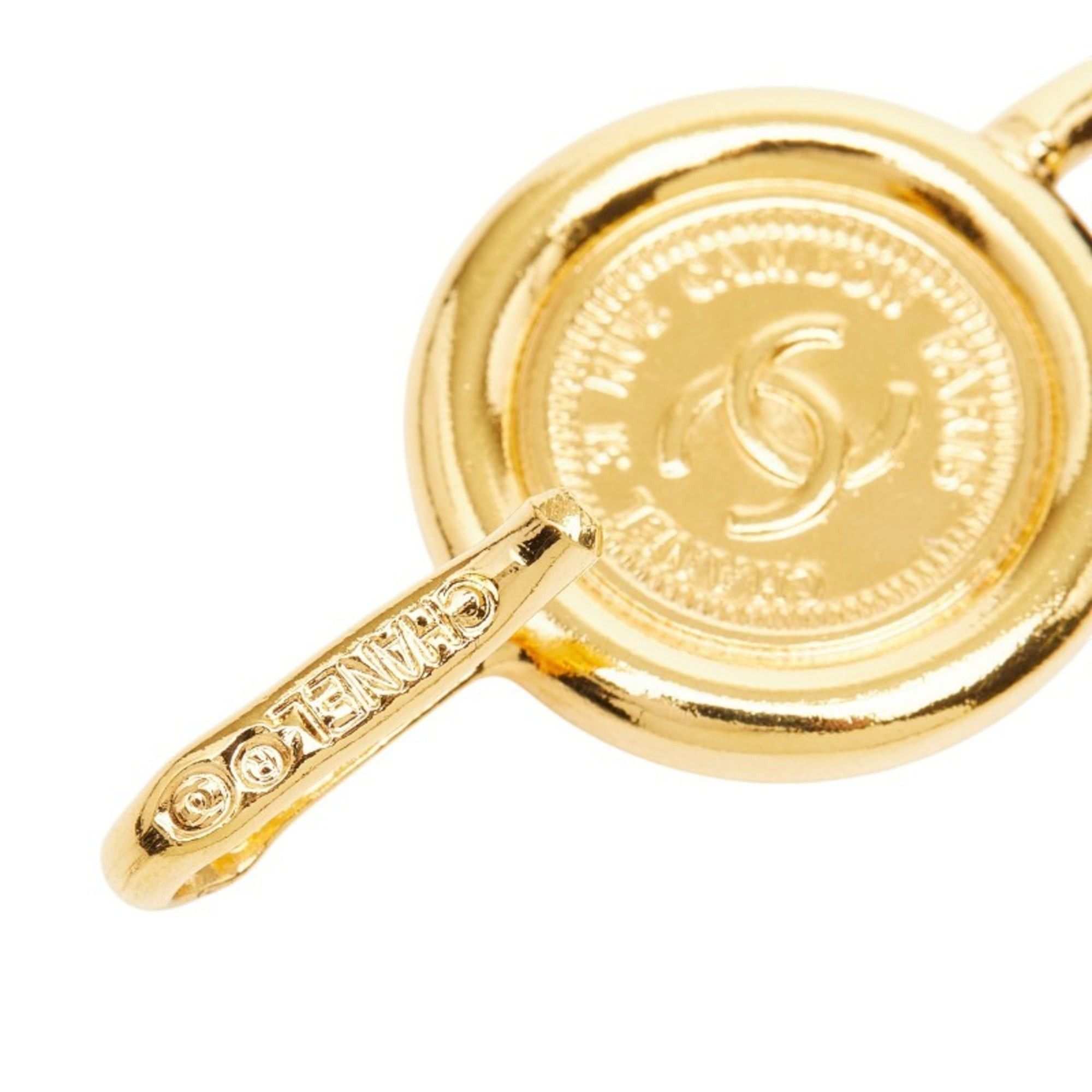 Chanel Chanel Vintage Chain Belt, Gold and Black Plated Leather, Women's. Size ONE SIZE - 7 Thumbnail