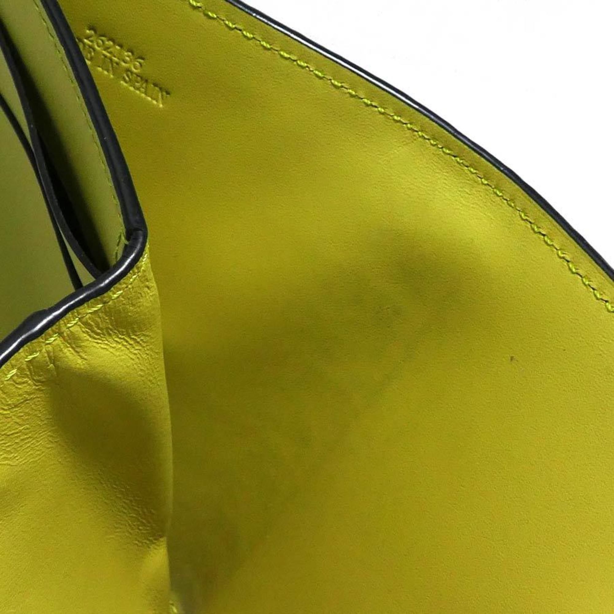 Loewe Loewe Tri-fold Wallet Leather Yellow Green Women's Free Shipping 56616a Size ONE SIZE - 10 Thumbnail