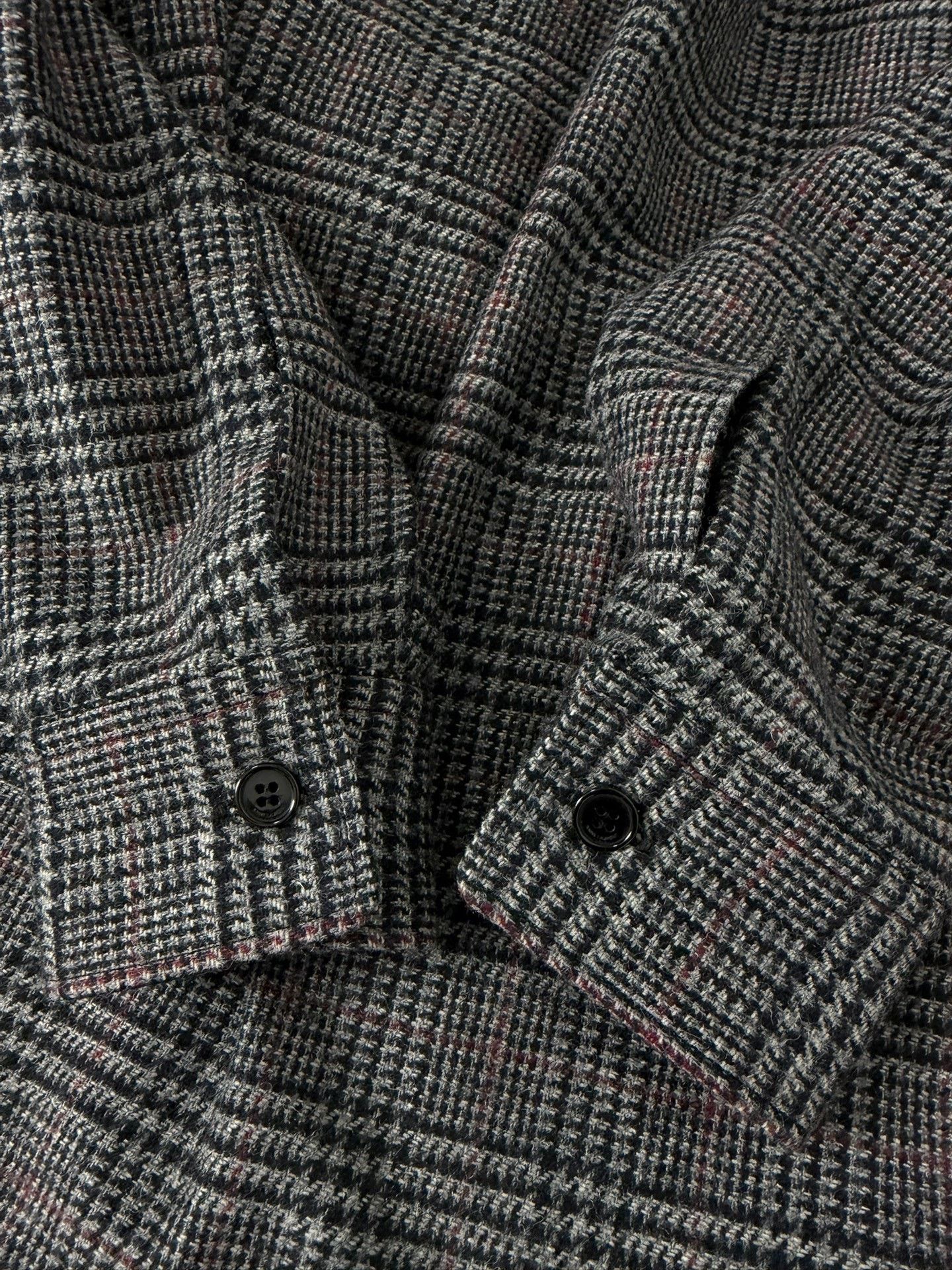 Saint Laurent Paris Saint Laurent 16FW Check Wool Overshirt Size US S / EU 44-46 / 1 - 4 Thumbnail