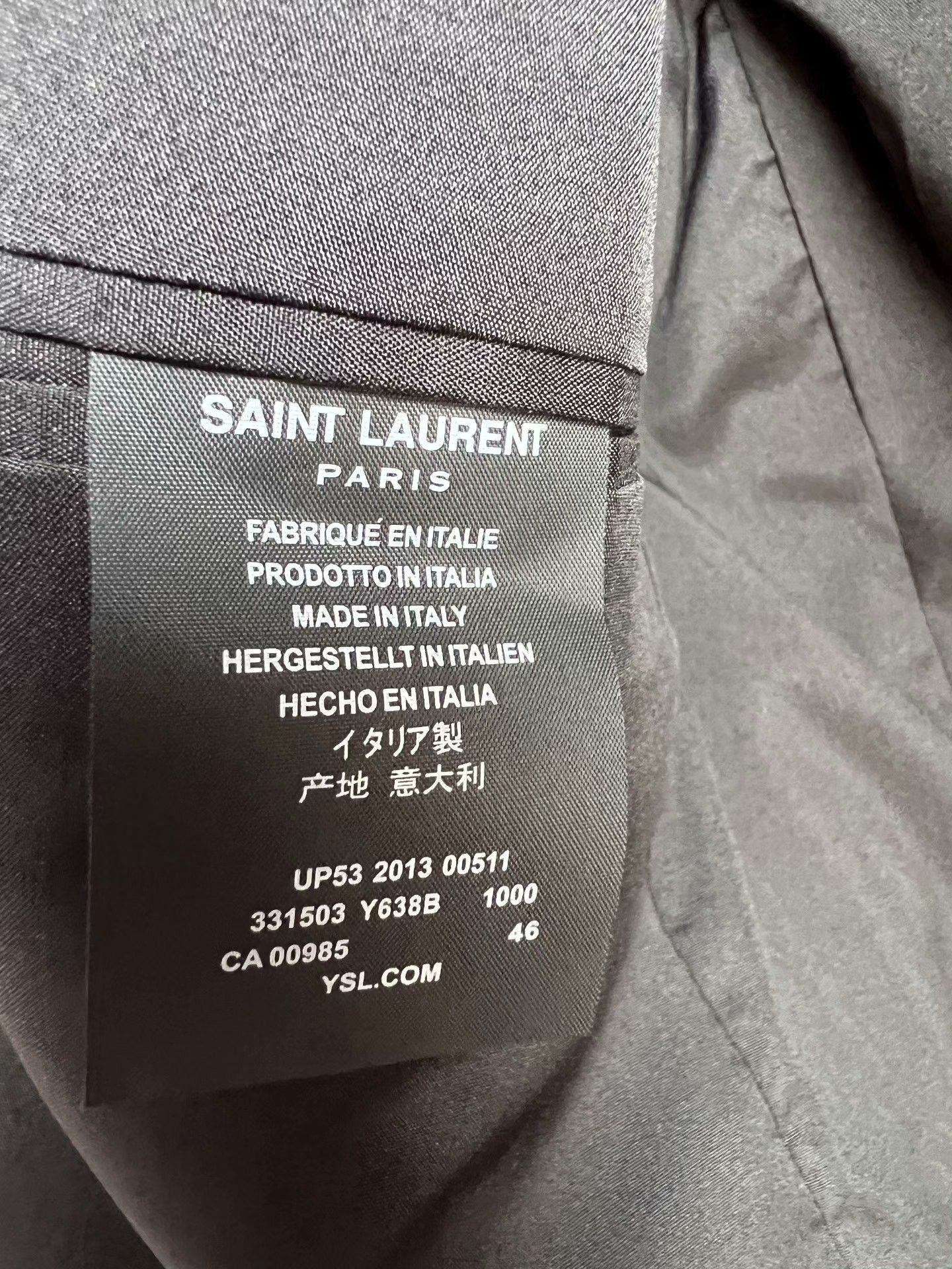 Saint Laurent Paris Saint Laurent Pink Glitter Blazer Size US S / EU 44-46 / 1 - 5 Thumbnail