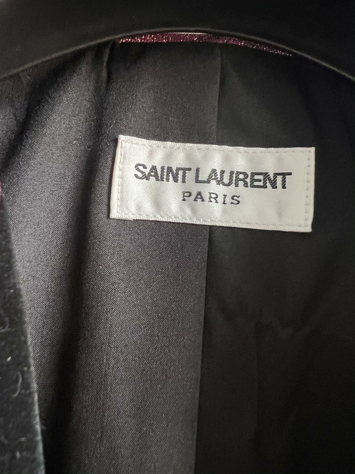Saint Laurent Paris Saint Laurent Pink Glitter Blazer Size US S / EU 44-46 / 1 - 3 Thumbnail