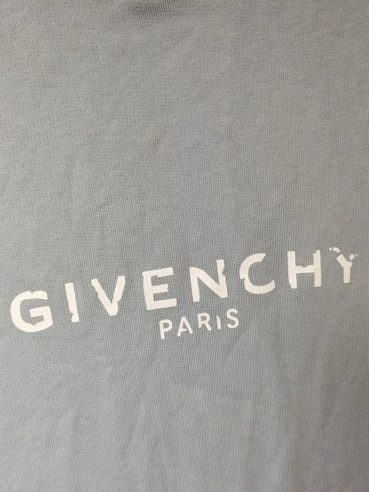Saint Laurent Paris Givenchy Light Blue Print Hoodie Size US L / EU 52-54 / 3 - 2 Thumbnail