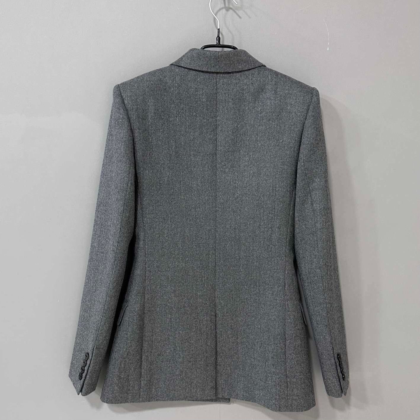 Saint Laurent Paris Saint Laurent Gray Double-Breasted Blazer Size US M / EU 48-50 / 2 - 3 Thumbnail