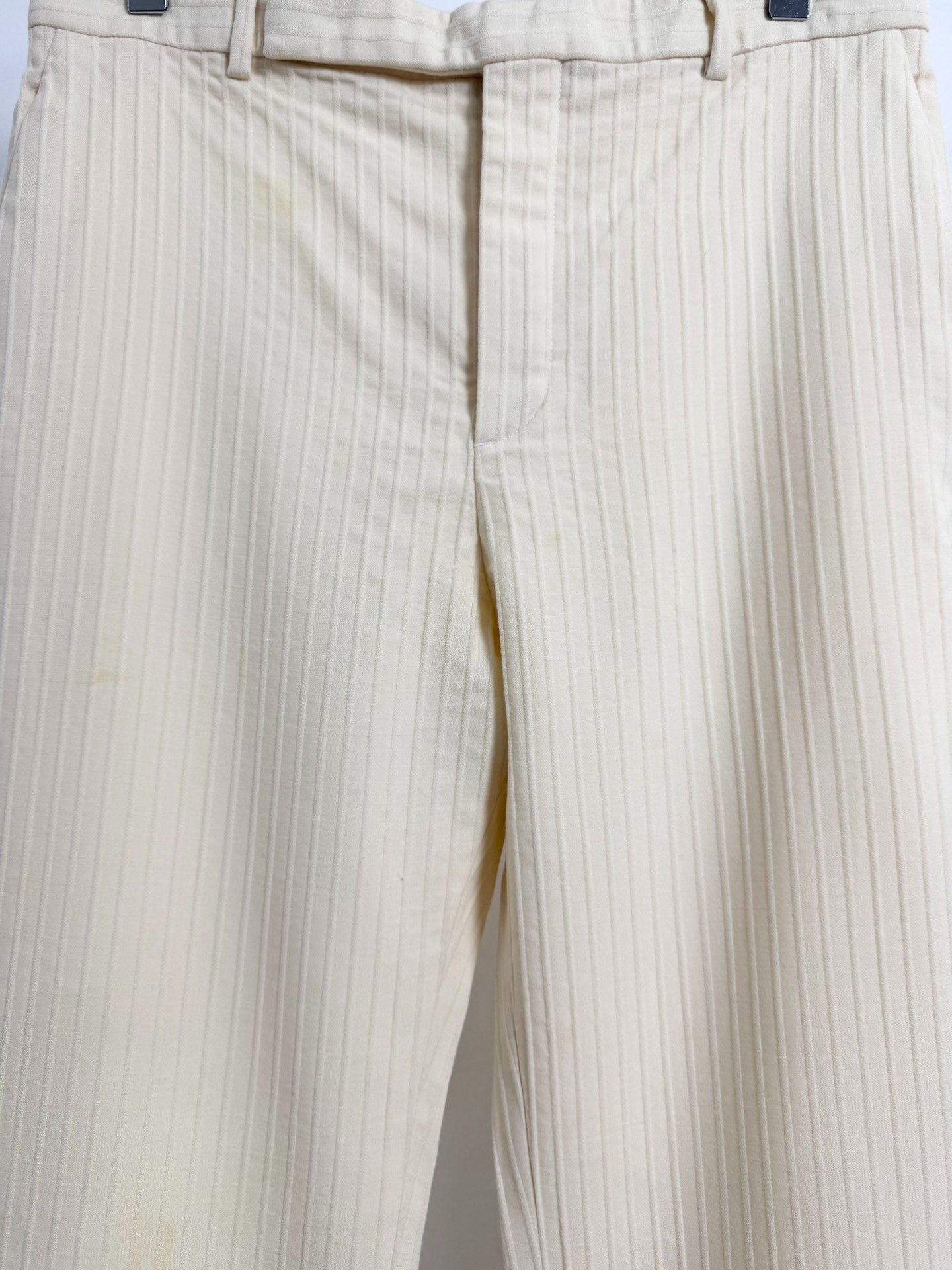 Saint Laurent Paris Saint Laurent Beige Pinstripe Suit Size US M / EU 48-50 / 2 - 7 Thumbnail