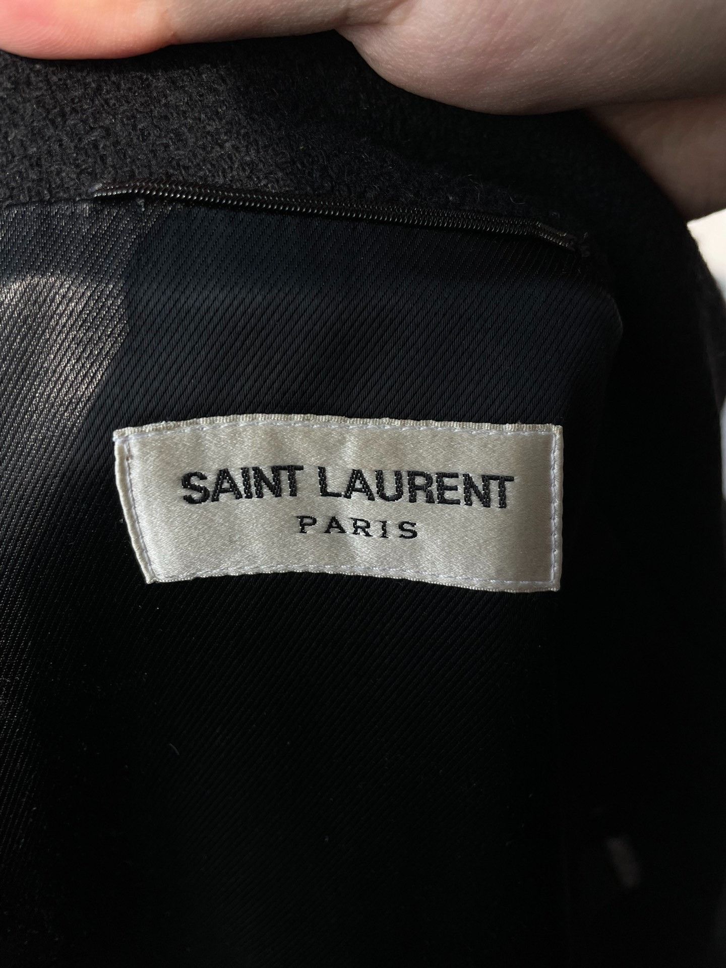 Saint Laurent Paris Saint Laurent Zebra Stripe Wool Jacket Size US M / EU 48-50 / 2 - 6 Thumbnail
