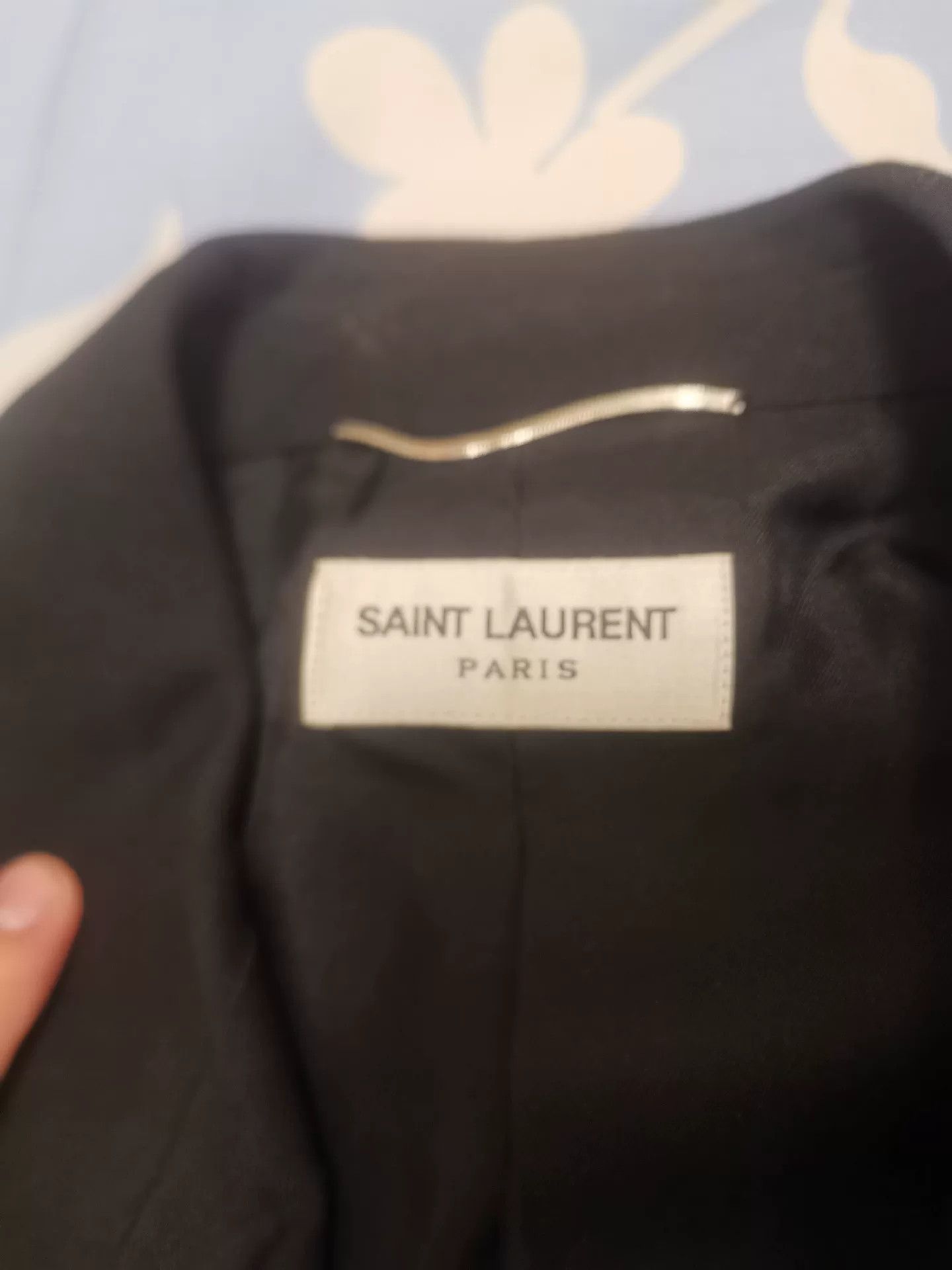 Saint Laurent Paris Saint Laurent Black Double-Breasted Blazer Size US S / EU 44-46 / 1 - 3 Thumbnail