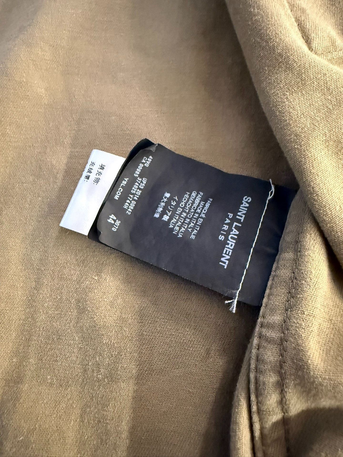 Saint Laurent Paris Saint Laurent Hedi Slimane Camouflage Jacket Size US S / EU 44-46 / 1 - 6 Thumbnail