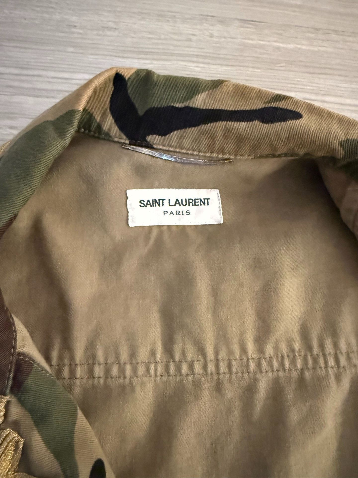 Saint Laurent Paris Saint Laurent Hedi Slimane Camouflage Jacket Size US S / EU 44-46 / 1 - 7 Thumbnail