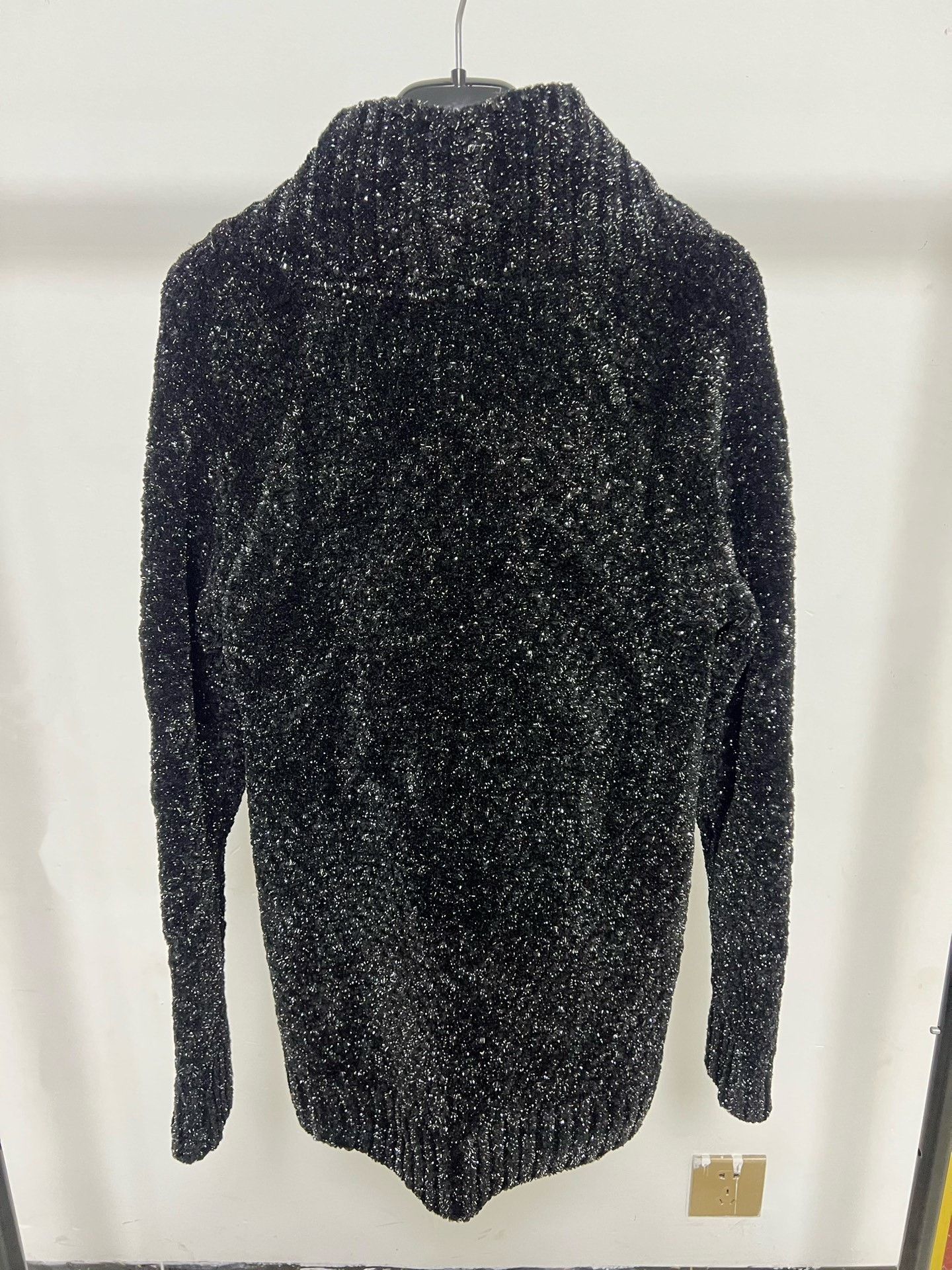 Saint Laurent Paris Saint Laurent Black Glitter Cardigan Size US XS / EU 42 / 0 - 2 Thumbnail