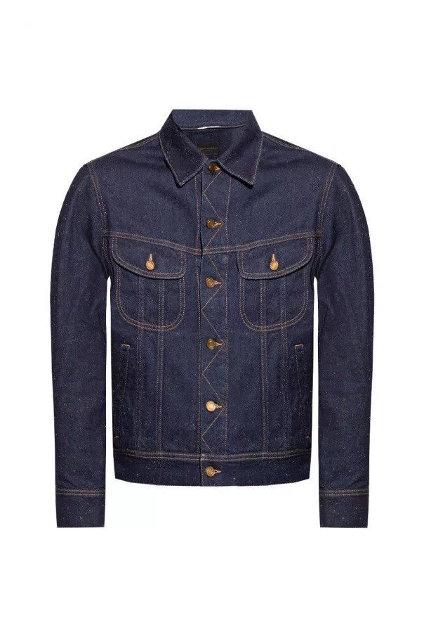 Saint Laurent Paris Saint Laurent Dark Blue Denim Jacket Size US S / EU 44-46 / 1 - 3 Thumbnail