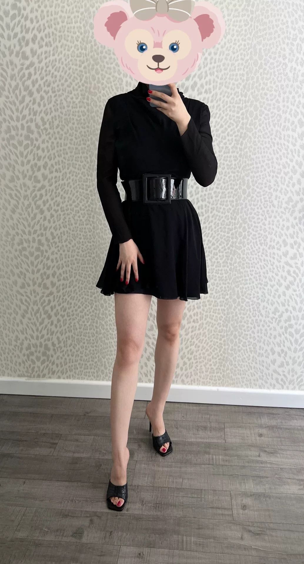 Saint Laurent Paris Saint Laurent Black High Neck Dress Size M / US 6-8 / IT 42-44 - 3 Thumbnail