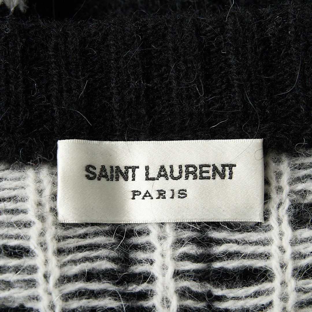Saint Laurent Paris Saint Laurent Men's Zigzag Pattern Sweater Size US M / EU 48-50 / 2 - 6 Thumbnail