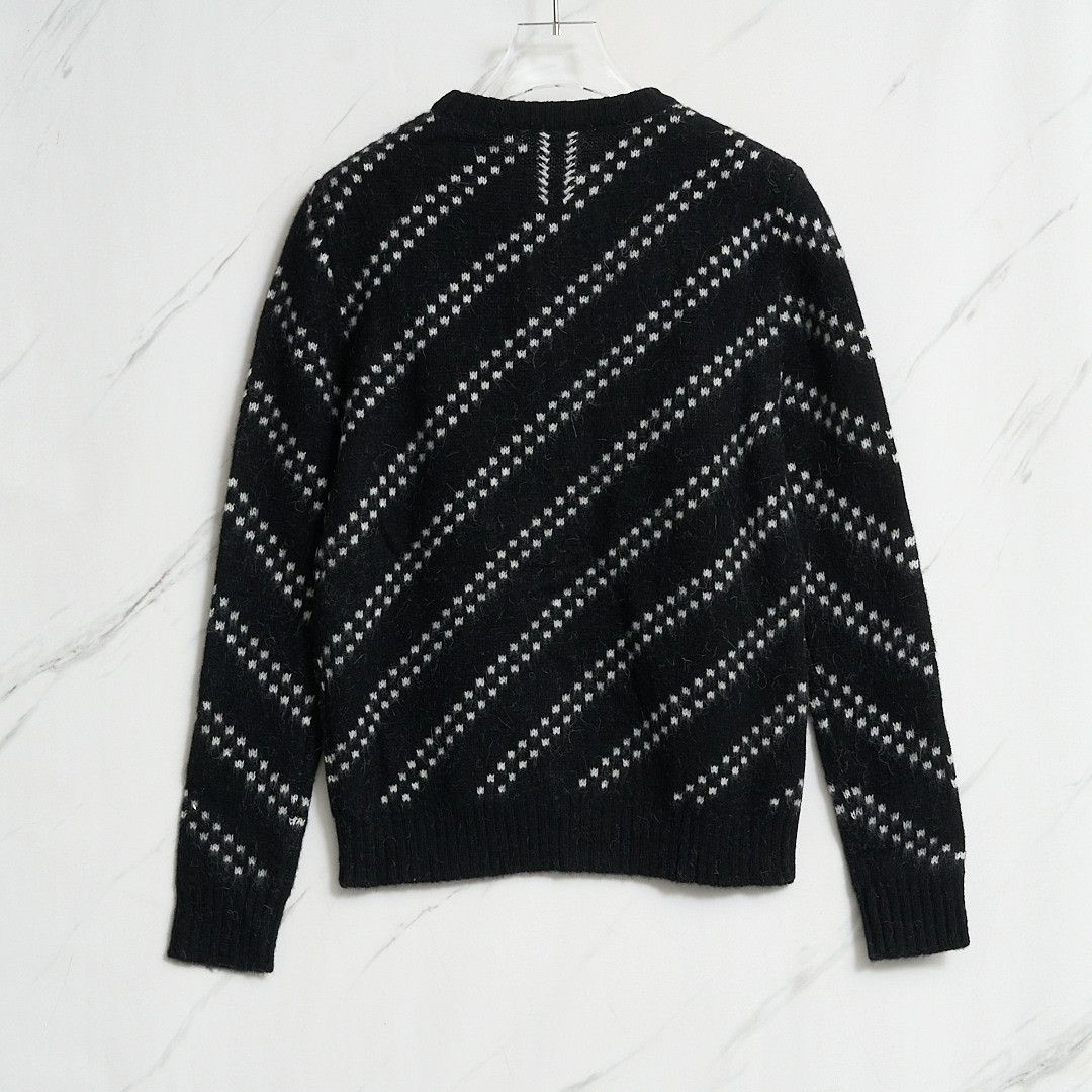 Saint Laurent Paris Saint Laurent Men's Zigzag Pattern Sweater Size US M / EU 48-50 / 2 - 4 Thumbnail