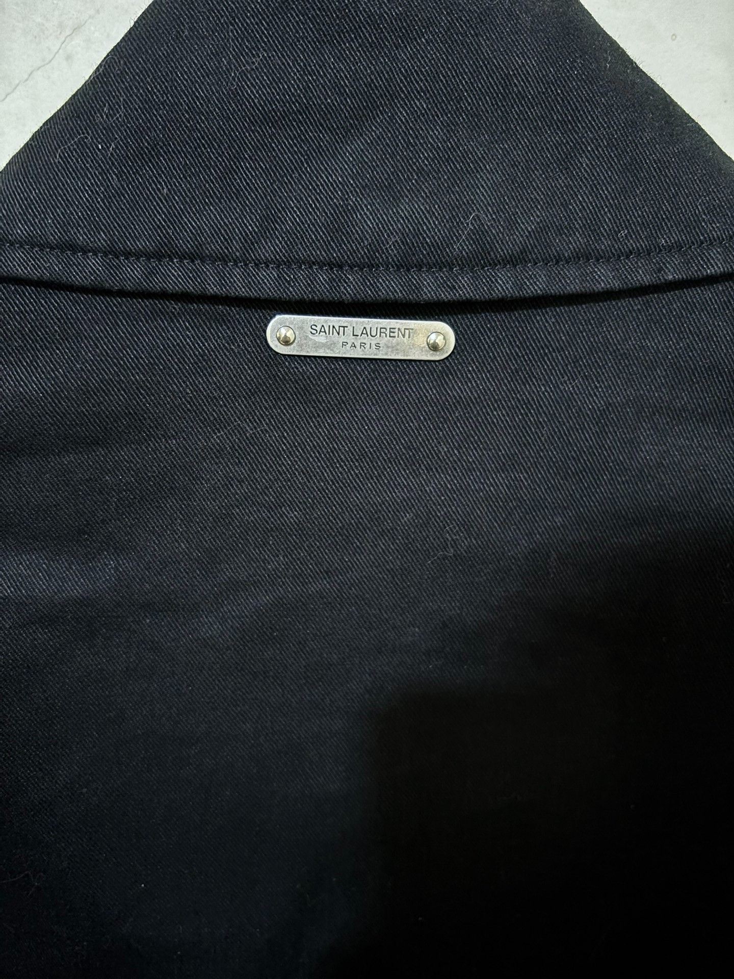 Saint Laurent Paris Saint Laurent Black Hunting Jacket Size US S / EU 44-46 / 1 - 6 Thumbnail