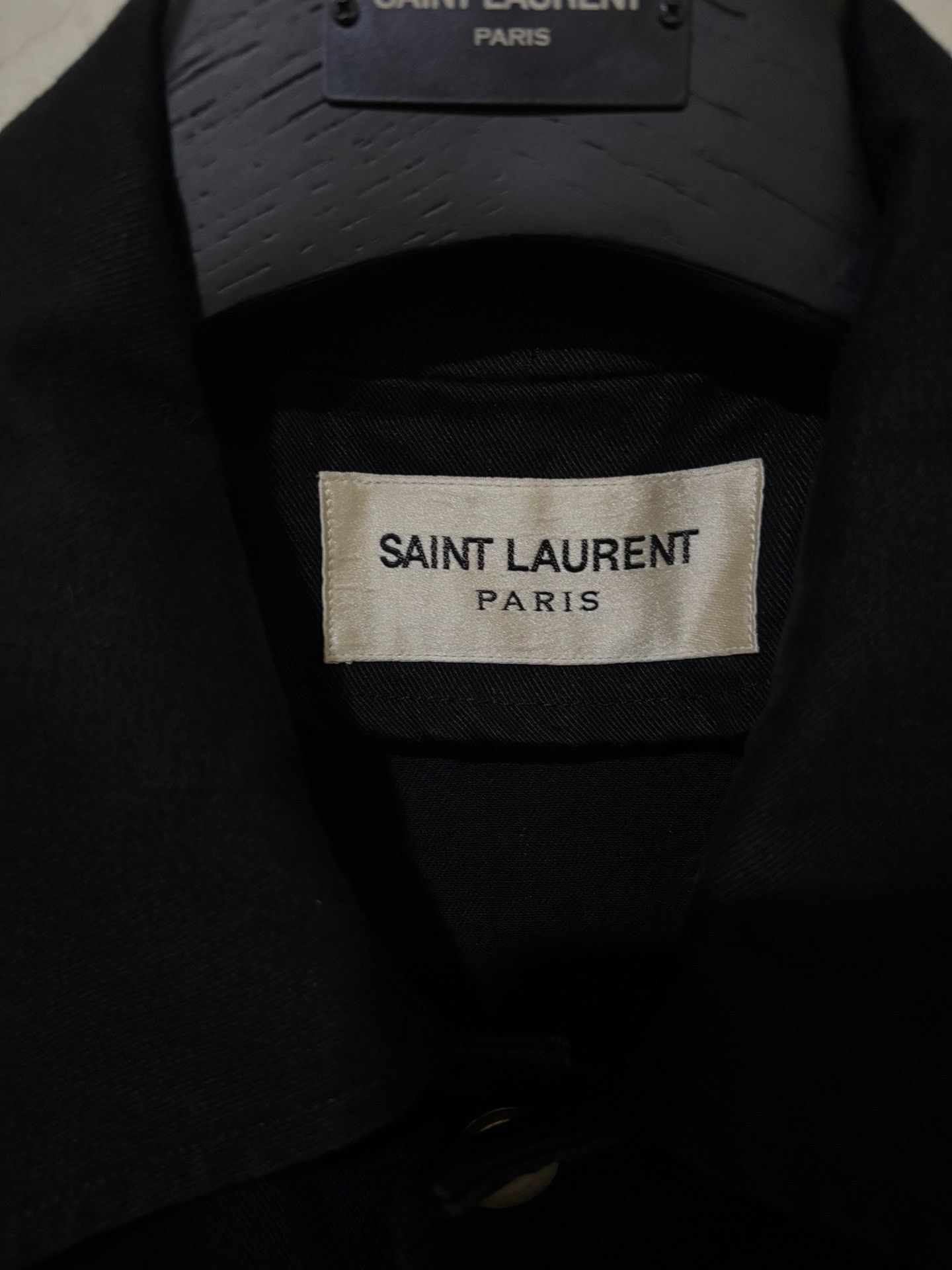 Saint Laurent Paris Saint Laurent Black Hunting Jacket Size US S / EU 44-46 / 1 - 3 Thumbnail