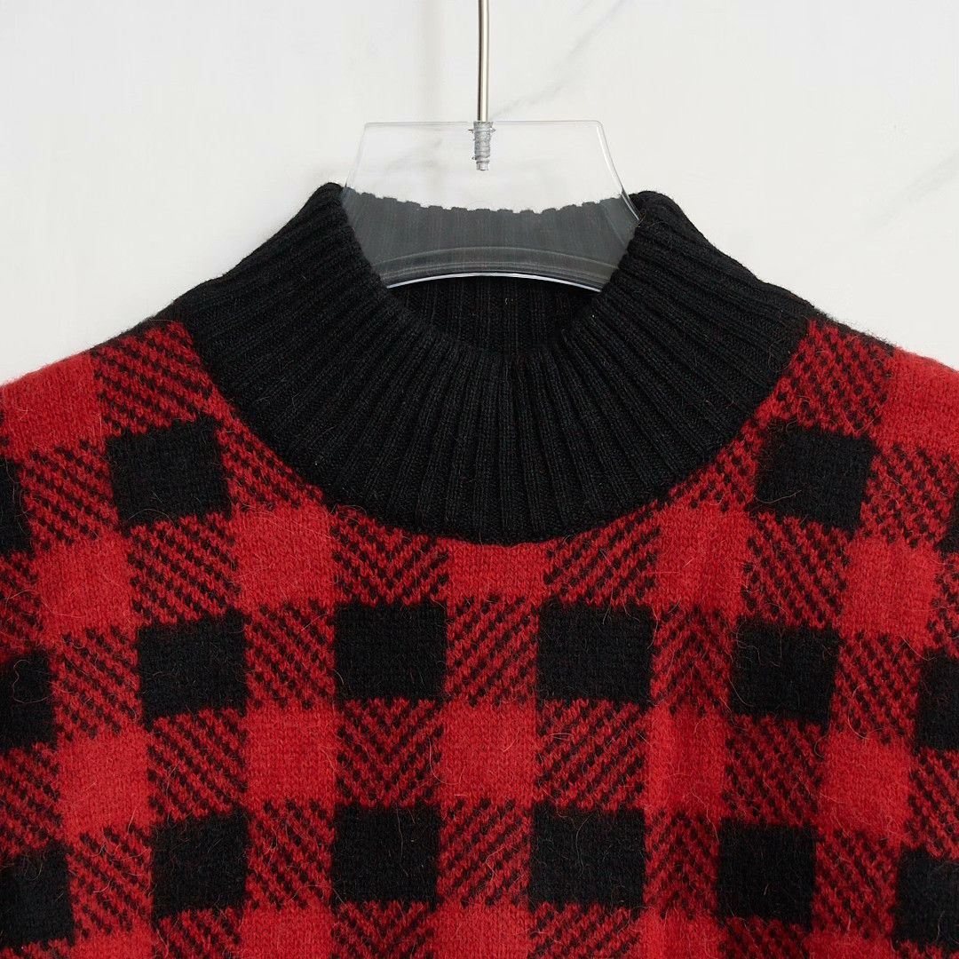 Saint Laurent Paris Saint Laurent Men's Classic Checkered Sweater Size US M / EU 48-50 / 2 - 2 Thumbnail