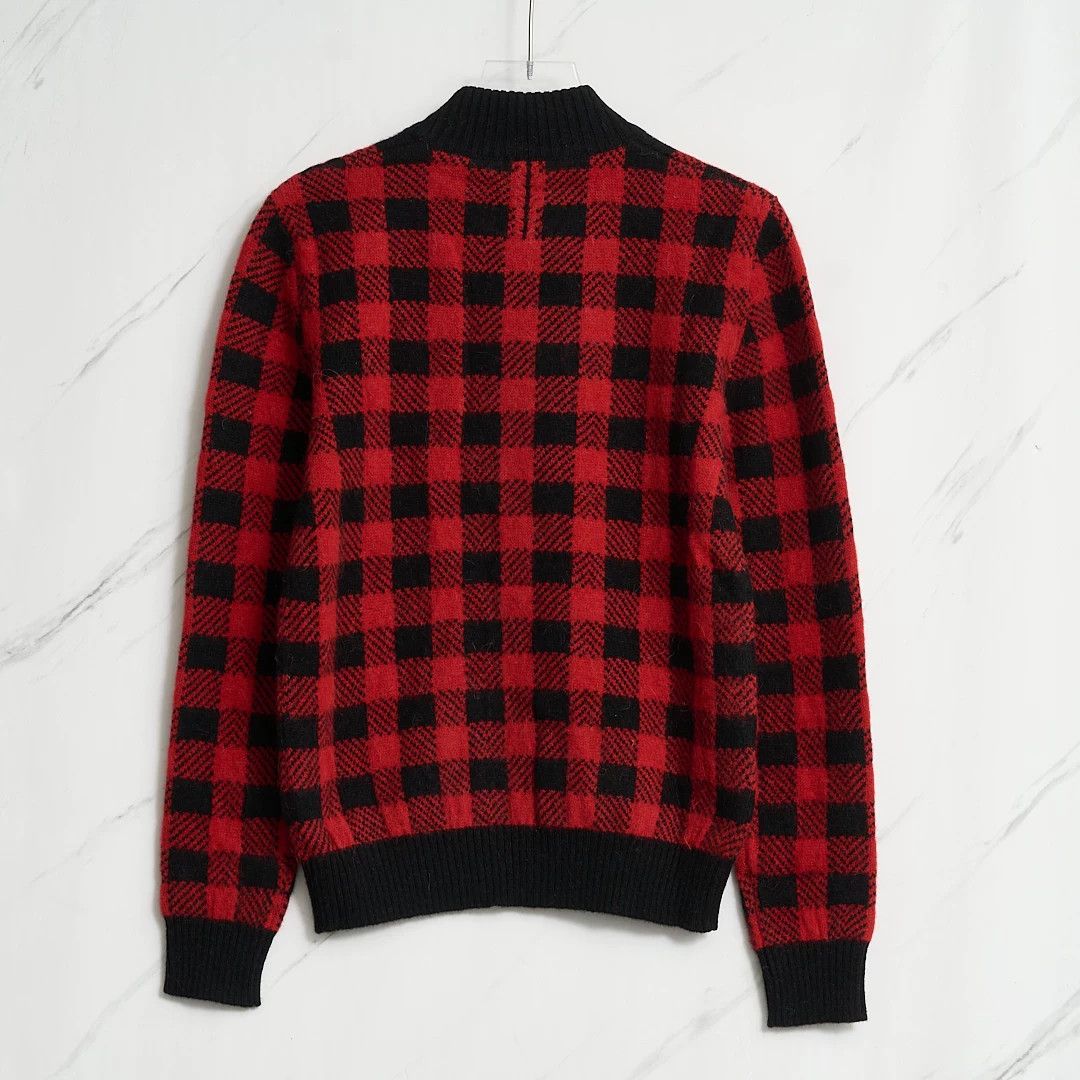 Saint Laurent Paris Saint Laurent Men's Classic Checkered Sweater Size US M / EU 48-50 / 2 - 4 Thumbnail