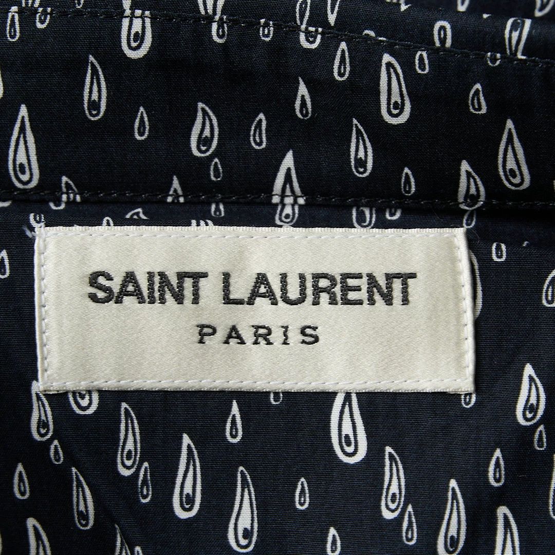 Saint Laurent Paris Saint Laurent Men's Teardrop Pattern Shirt Size US M / EU 48-50 / 2 - 7 Thumbnail