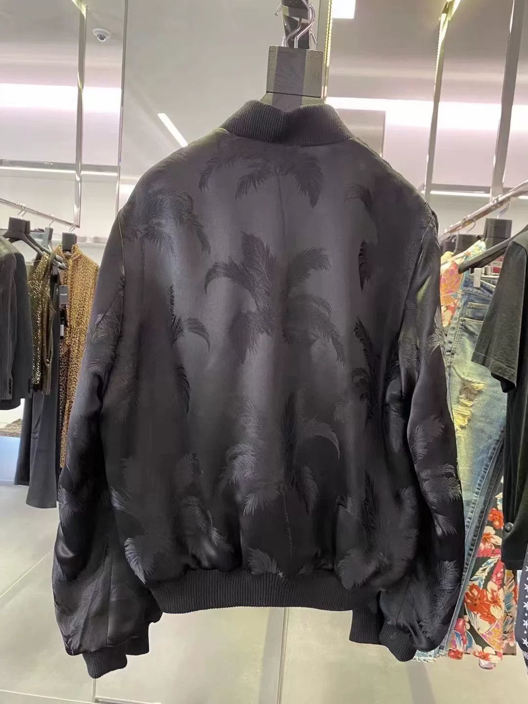 Saint Laurent Paris Saint Laurent Palm Leaf Silk Jacket Size US M / EU 48-50 / 2 - 4 Thumbnail