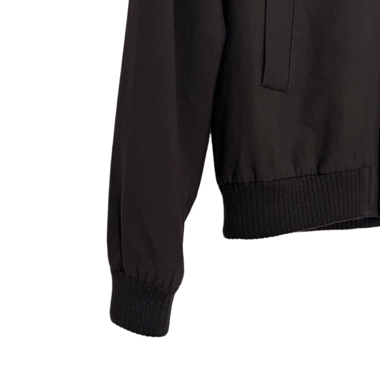 Saint Laurent Paris Saint Laurent Black Embroidered Bomber Jacket Size US S / EU 44-46 / 1 - 4 Thumbnail