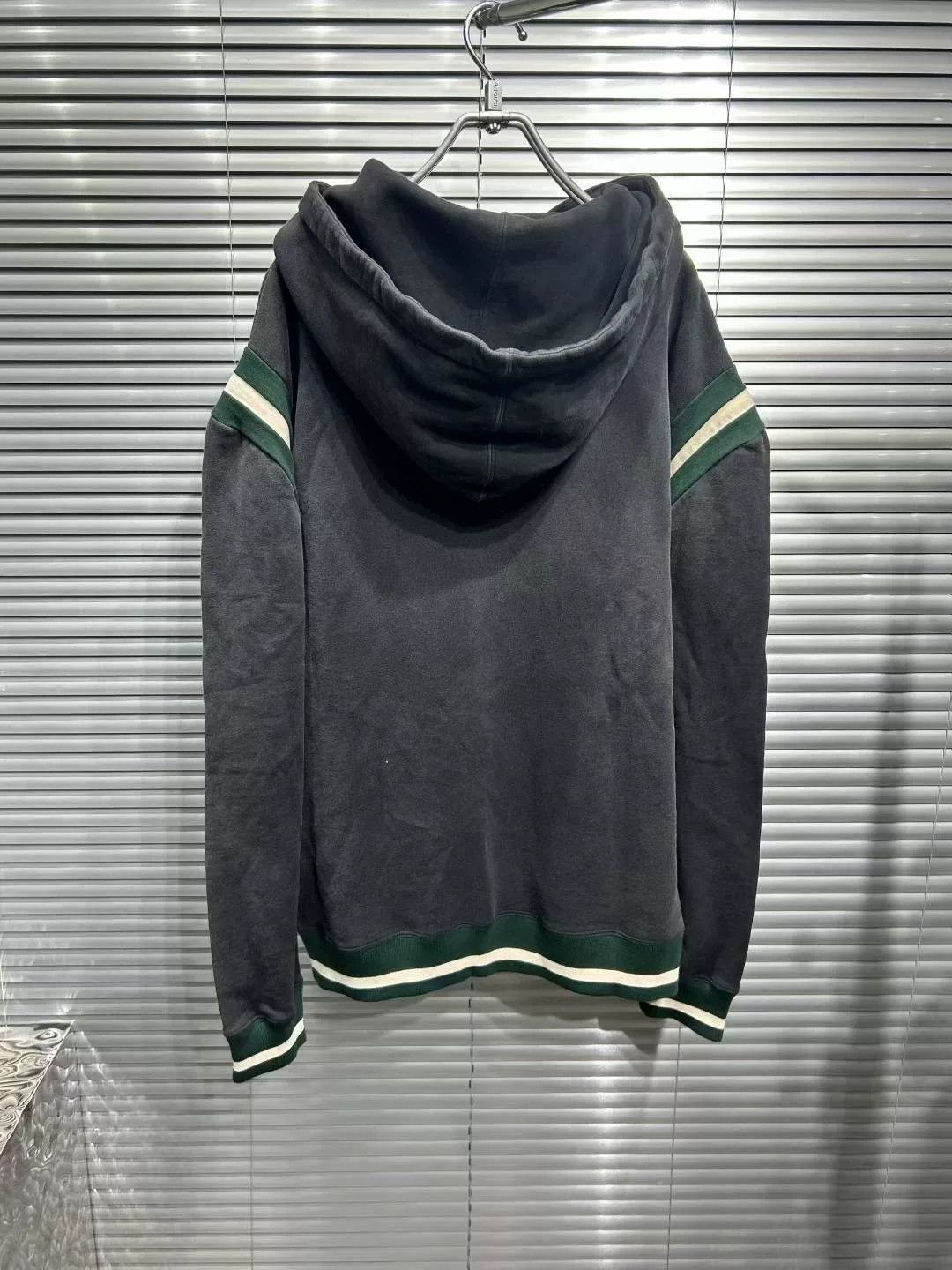 Saint Laurent Paris Saint Laurent Dark Gray Logo Hoodie Size US L / EU 52-54 / 3 - 2 Thumbnail