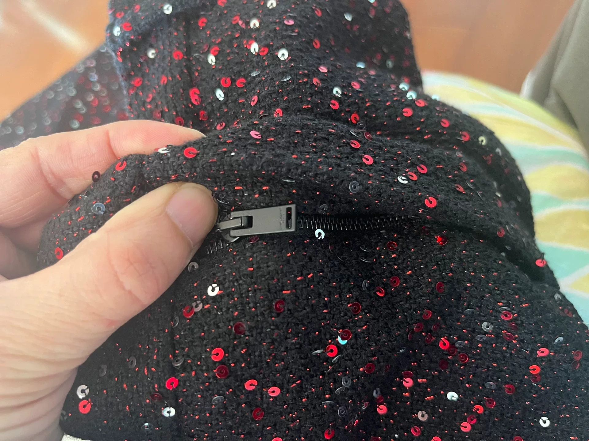 Saint Laurent Paris Saint Laurent Sequin Trousers Size US 30 / EU 46 - 6 Thumbnail
