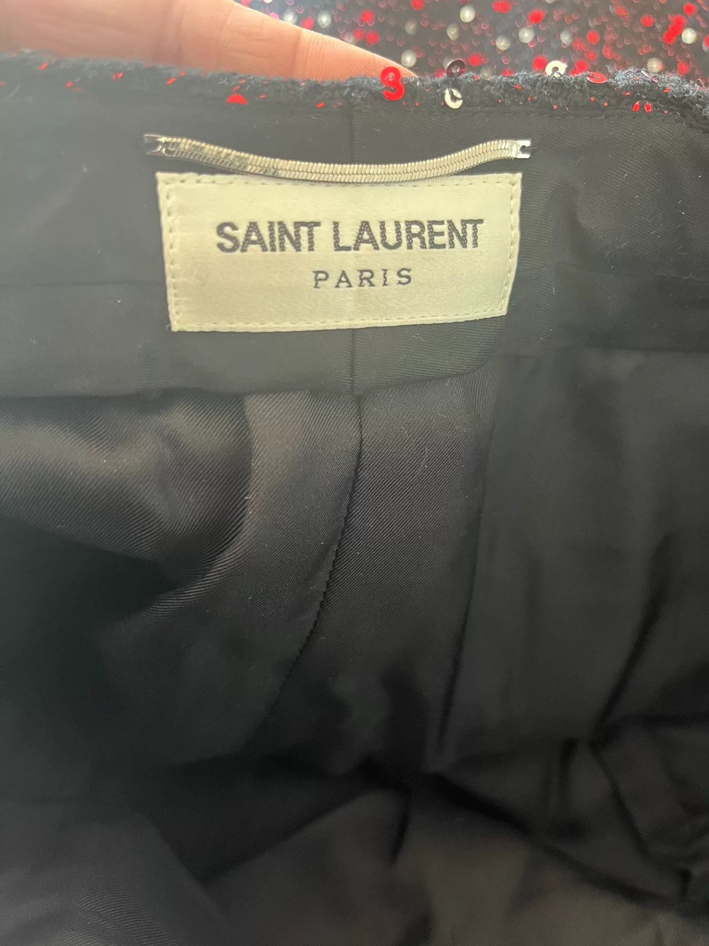 Saint Laurent Paris Saint Laurent Sequin Trousers Size US 30 / EU 46 - 4 Thumbnail
