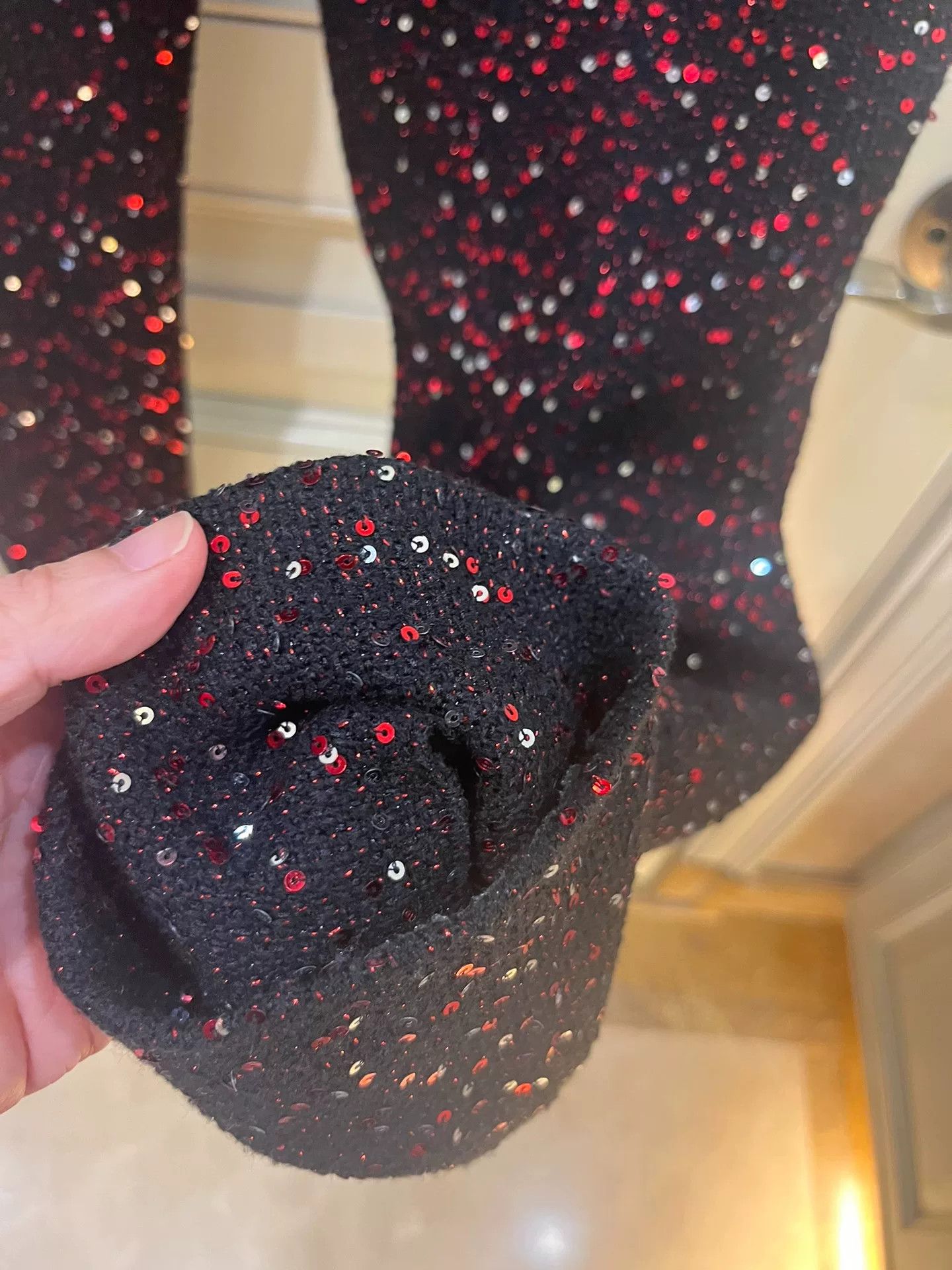 Saint Laurent Paris Saint Laurent Sequin Trousers Size US 30 / EU 46 - 7 Thumbnail