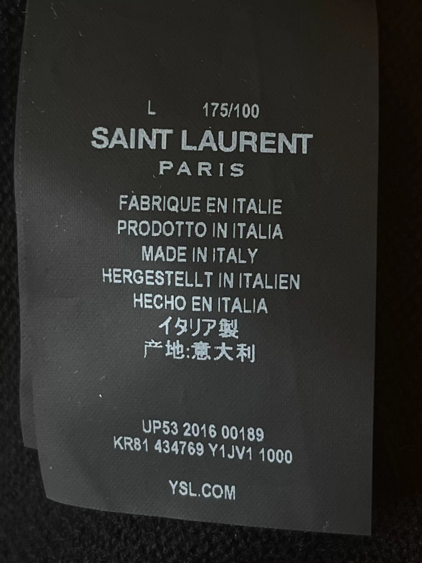Saint Laurent Paris Saint Laurent Black Turtleneck Sweater Size US L / EU 52-54 / 3 - 4 Thumbnail