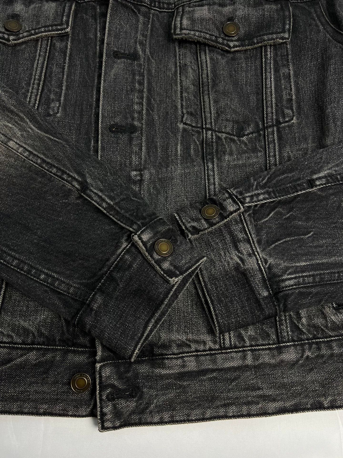 Saint Laurent Paris Saint Laurent FW21 Coconut Tree Denim Jacket Size US M / EU 48-50 / 2 - 4 Thumbnail