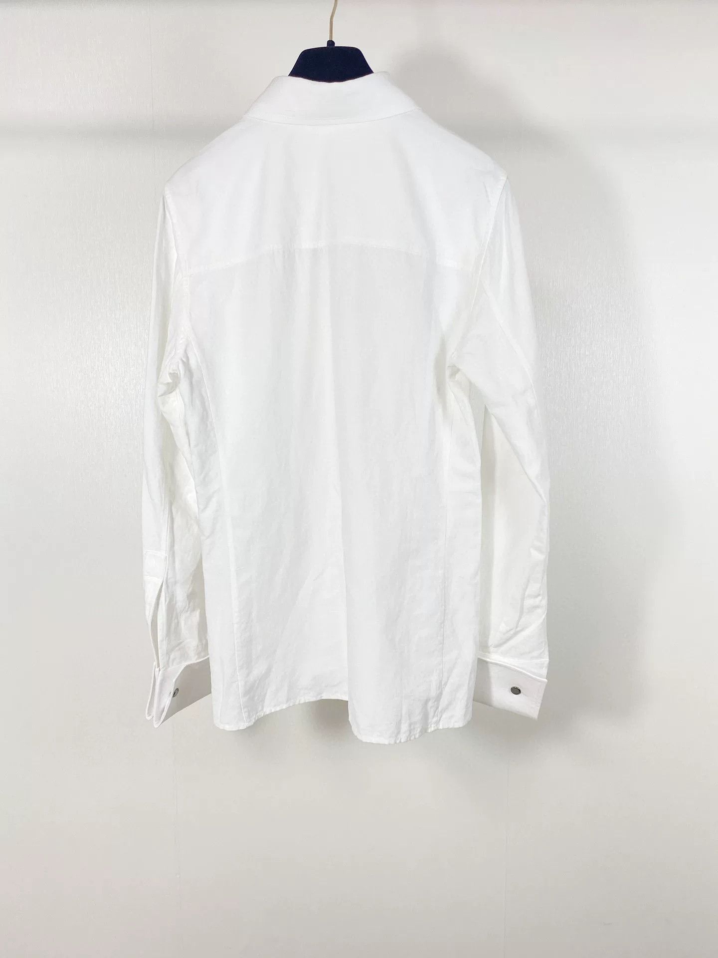 Saint Laurent Paris Saint Laurent White YSL Embroidered Shirt Size XS / US 0-2 / IT 36-38 - 2 Thumbnail