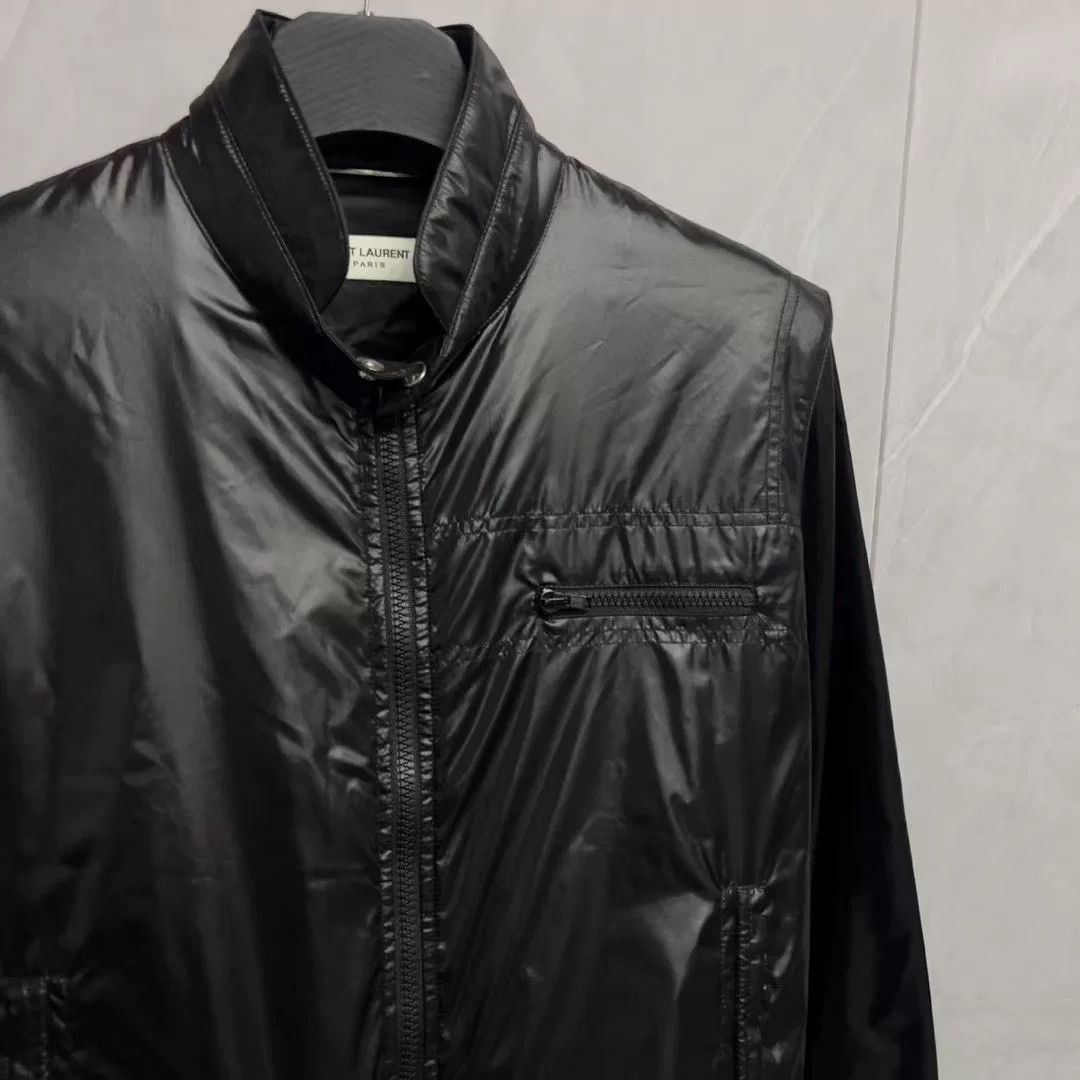 Saint Laurent Paris Saint Laurent Black Shiny Jacket Size US L / EU 52-54 / 3 - 2 Thumbnail