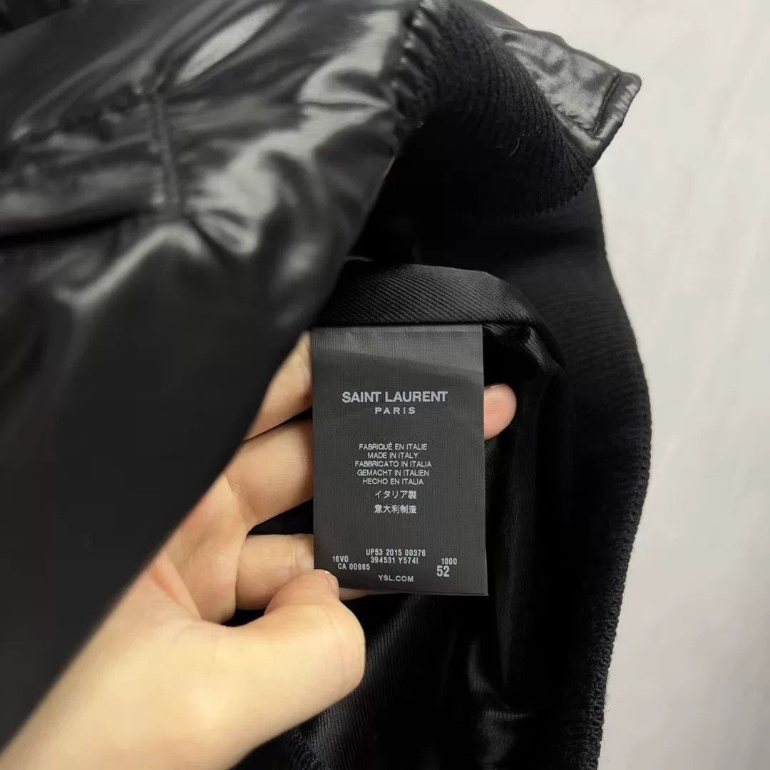Saint Laurent Paris Saint Laurent Black Shiny Jacket Size US L / EU 52-54 / 3 - 4 Thumbnail