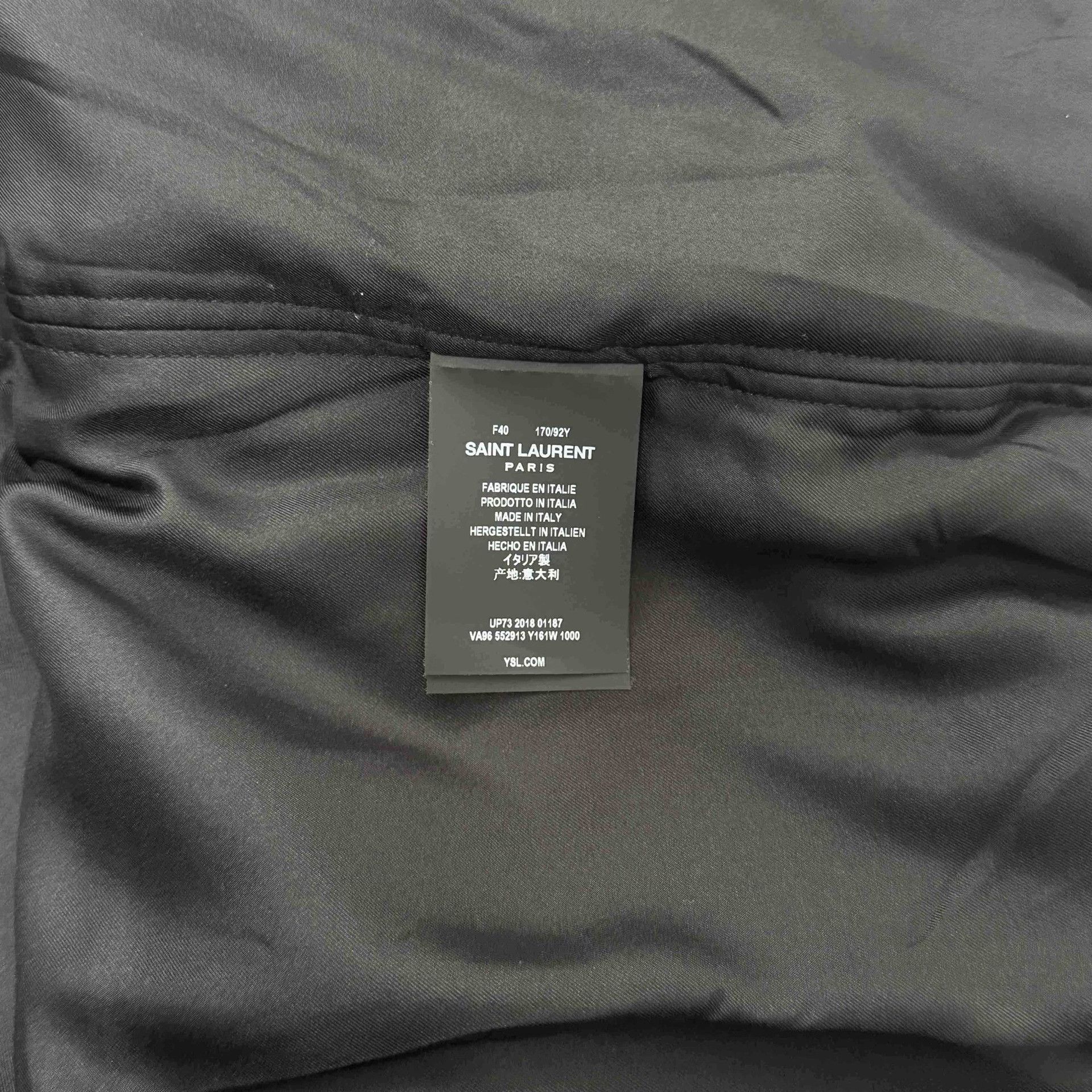 Saint Laurent Paris Saint Laurent Graffiti Embroidery Bomber Jacket Size US XXS / EU 40 - 4 Thumbnail