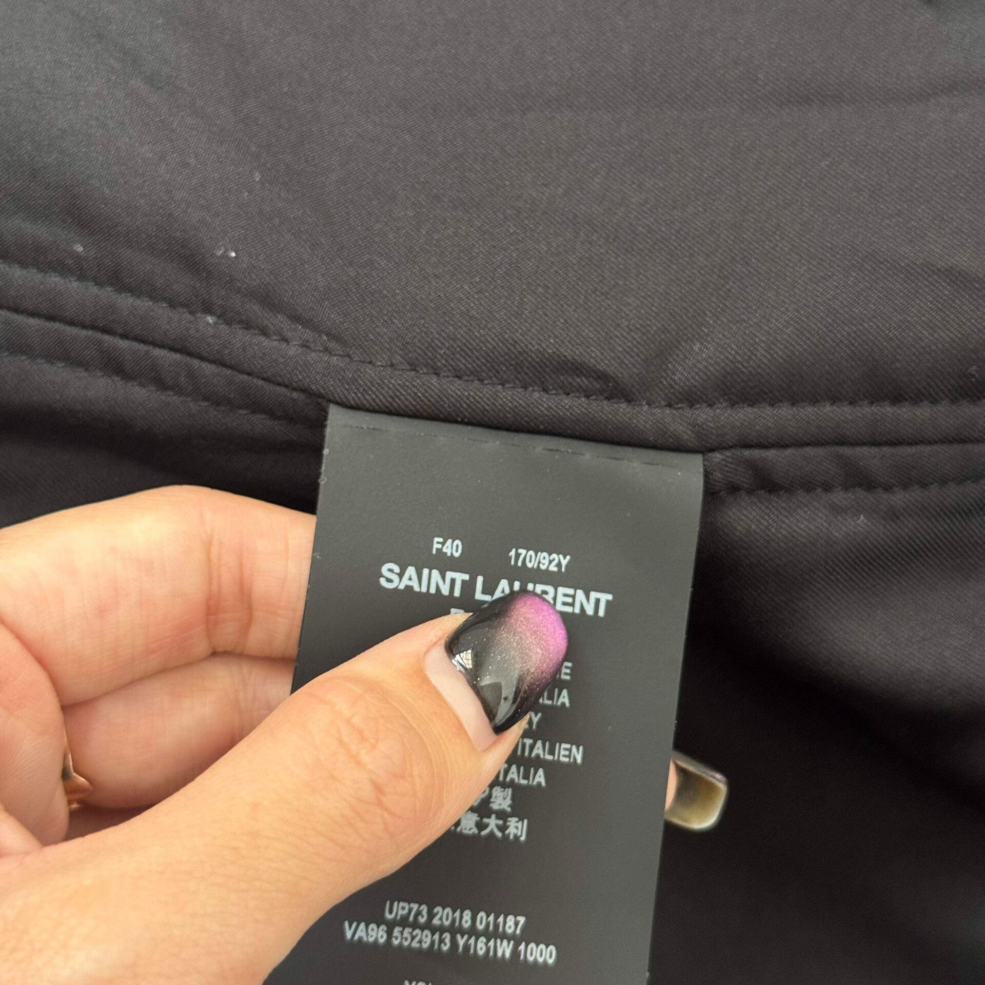 Saint Laurent Paris Saint Laurent Graffiti Embroidery Bomber Jacket Size US XXS / EU 40 - 5 Thumbnail
