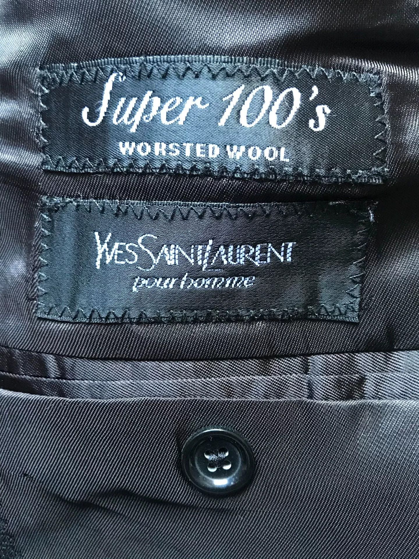 Saint Laurent Paris Yves Saint Laurent Italian Made Suit Size US M / EU 48-50 / 2 - 5 Thumbnail