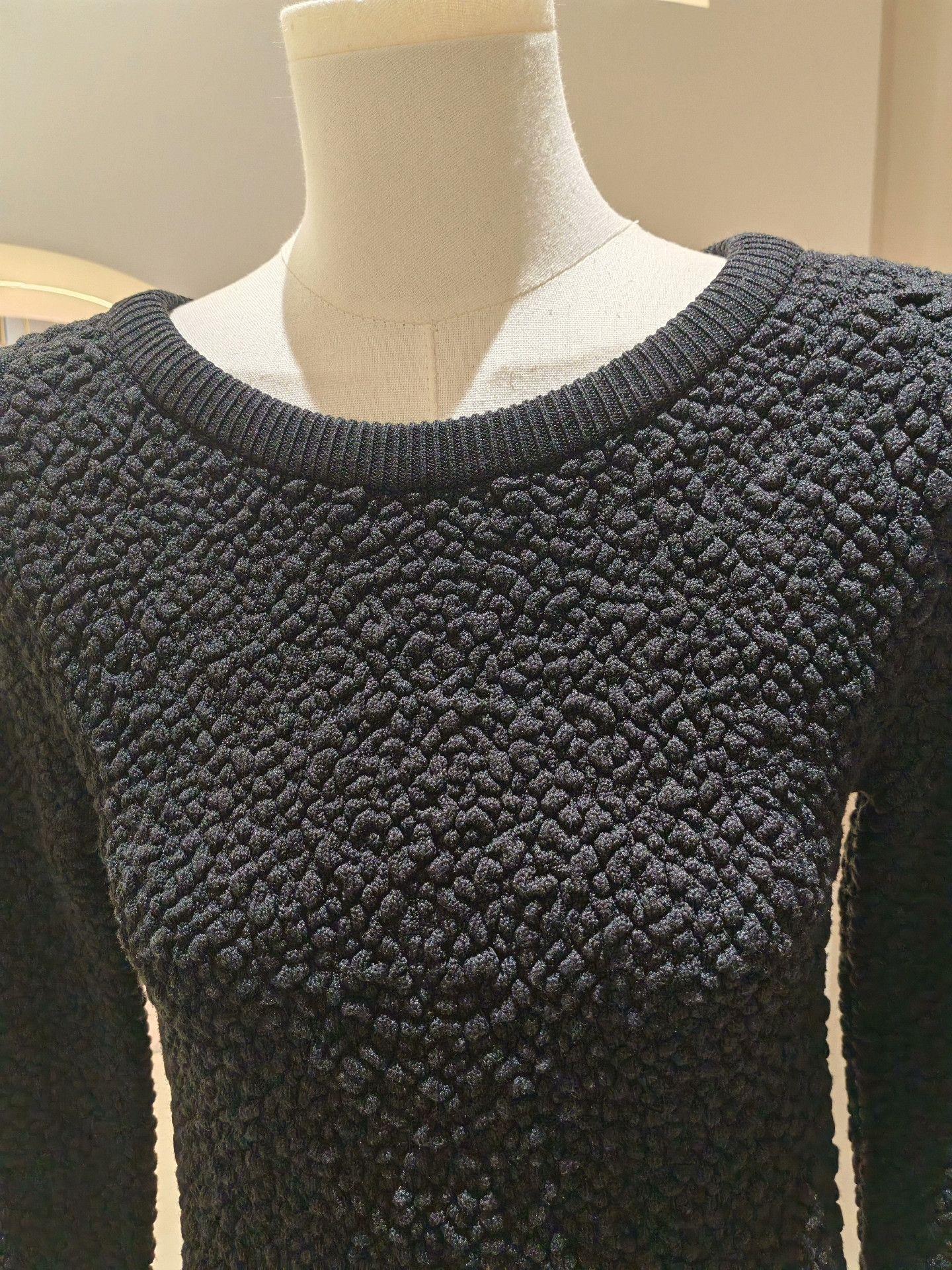 Saint Laurent Paris Saint Laurent Black Lace Trim Dress Size S / US 4 / IT 40 - 5 Thumbnail