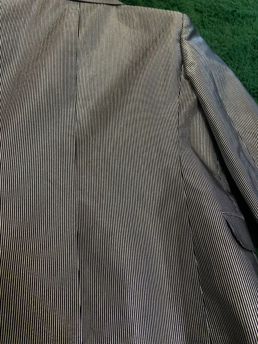 Saint Laurent Paris Saint Laurent Paris Gray Pinstripe Blazer Size US M / EU 48-50 / 2 - 3 Thumbnail