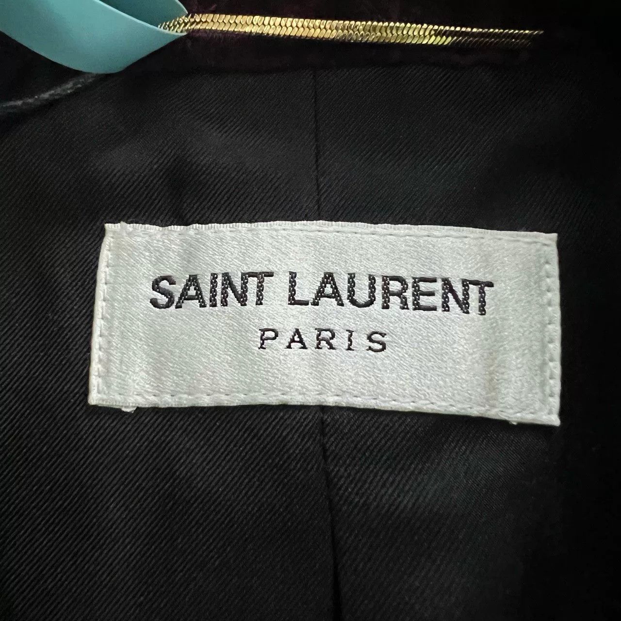 Saint Laurent Paris Burgundy Saint Laurent Velvet Blazer Size XXS / US 00 / IT 34 - 5 Thumbnail