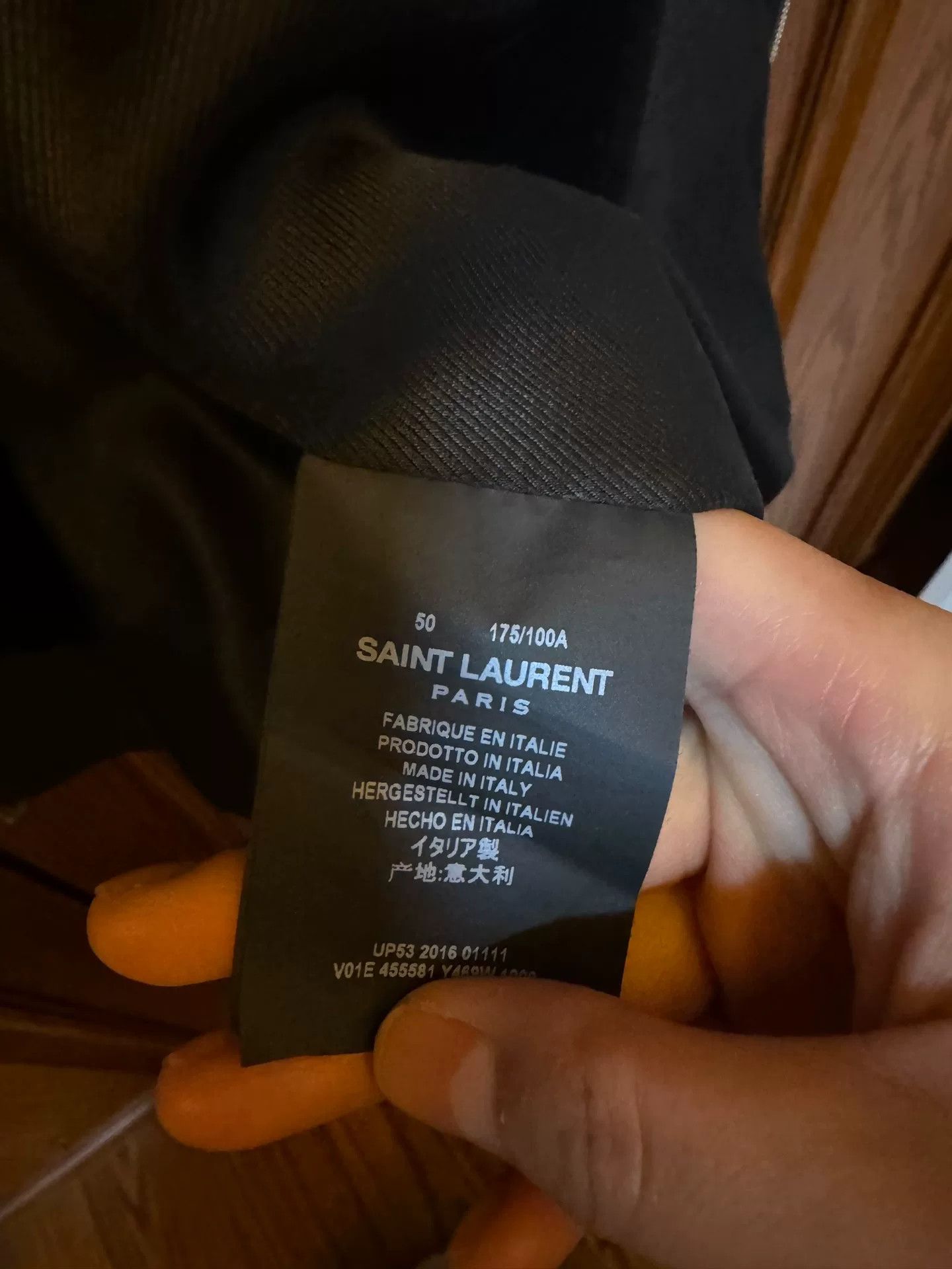 Saint Laurent Paris Saint Laurent Diamond Jacket Size US M / EU 48-50 / 2 - 5 Thumbnail