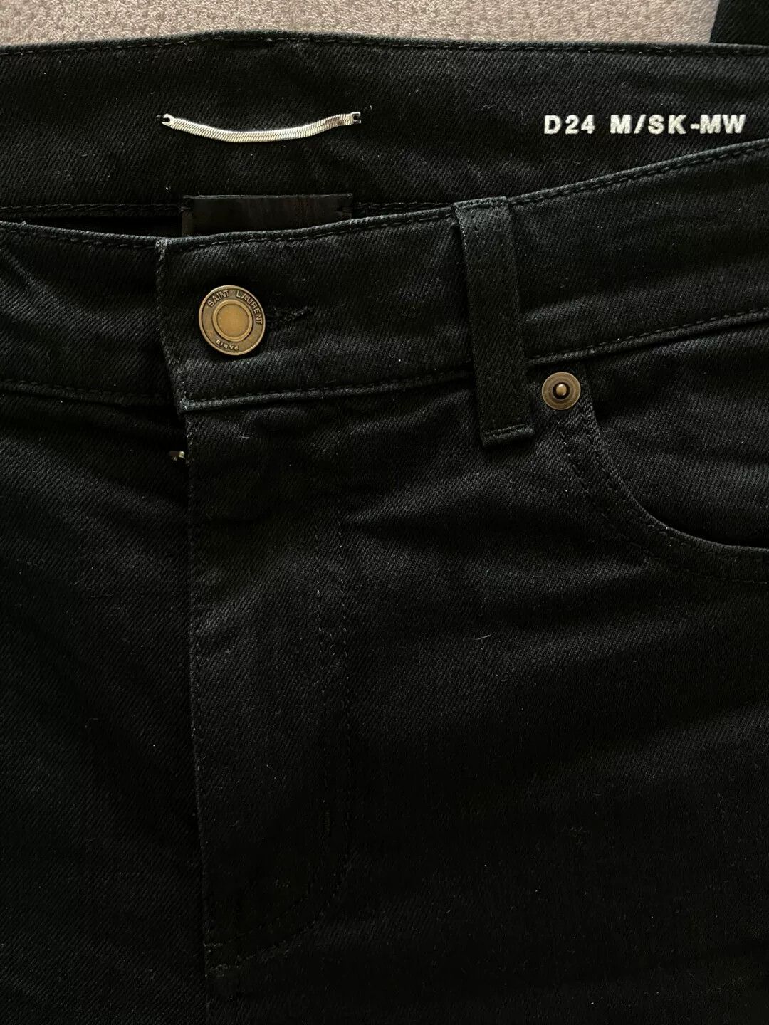 Saint Laurent Paris Saint Laurent Slim Black Jeans Size US 34 / EU 50 - 3 Thumbnail