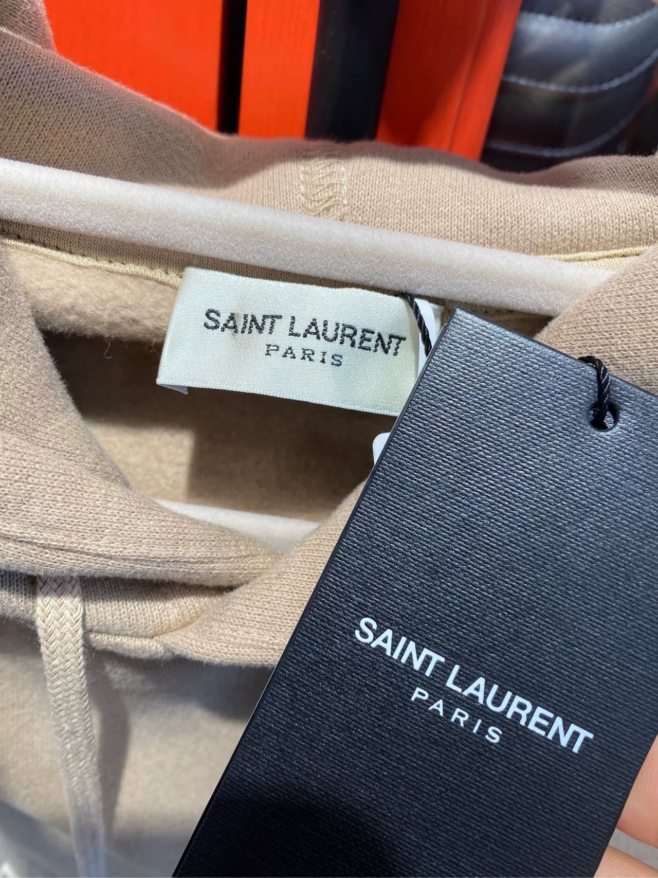 Saint Laurent Paris Saint Laurent Color-Block Hoodie Size US L / EU 52-54 / 3 - 3 Thumbnail