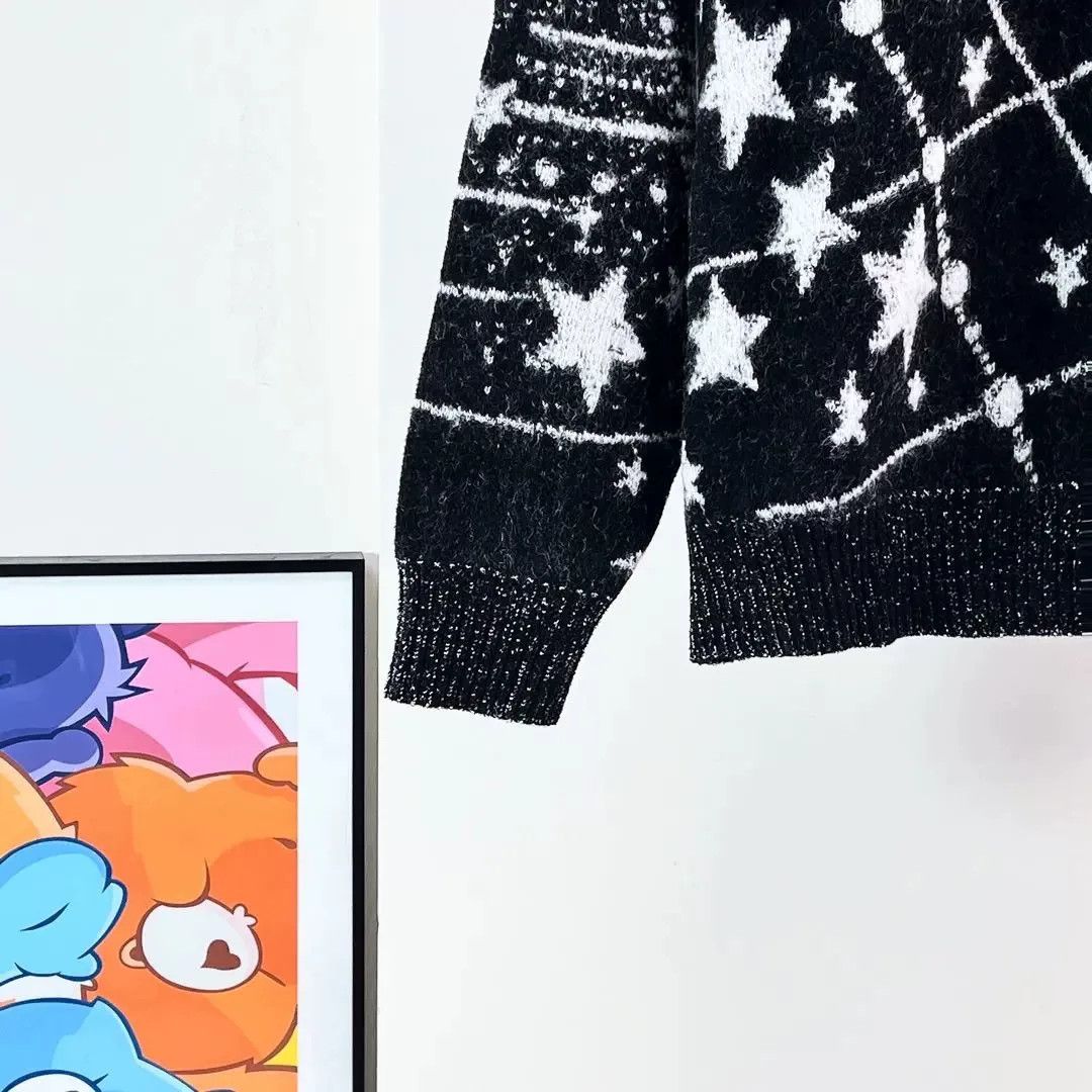 Saint Laurent Paris Saint Laurent Star Pattern Sweater Size S / US 4 / IT 40 - 4 Thumbnail