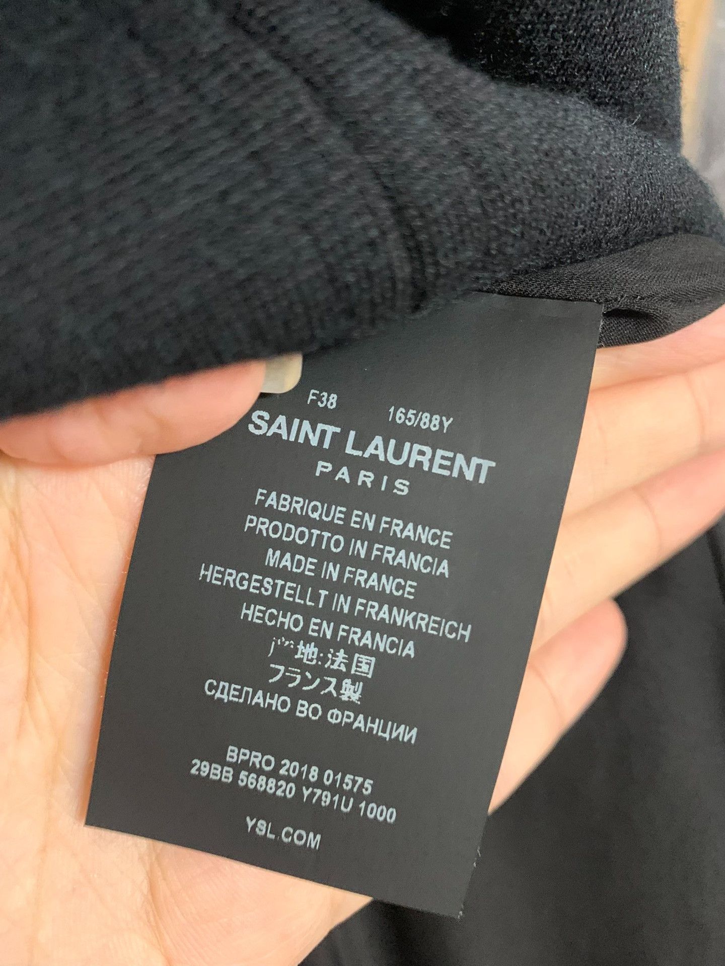 Saint Laurent Paris Saint Laurent Black Beaded Collar Dress Size S / US 4 / IT 40 - 4 Thumbnail