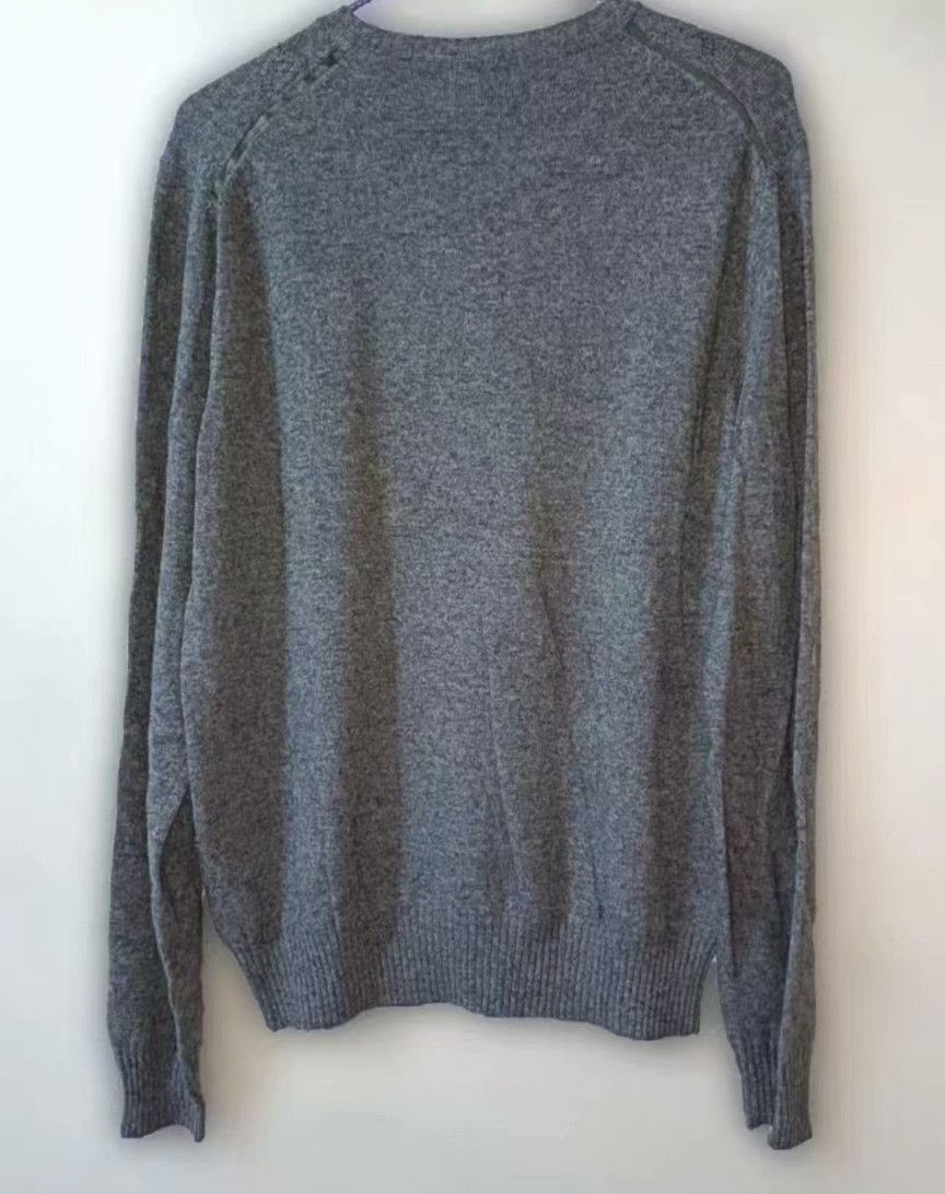 Saint Laurent Paris YSL Gray Wool Cable Knit Sweater Size US S / EU 44-46 / 1 - 2 Thumbnail